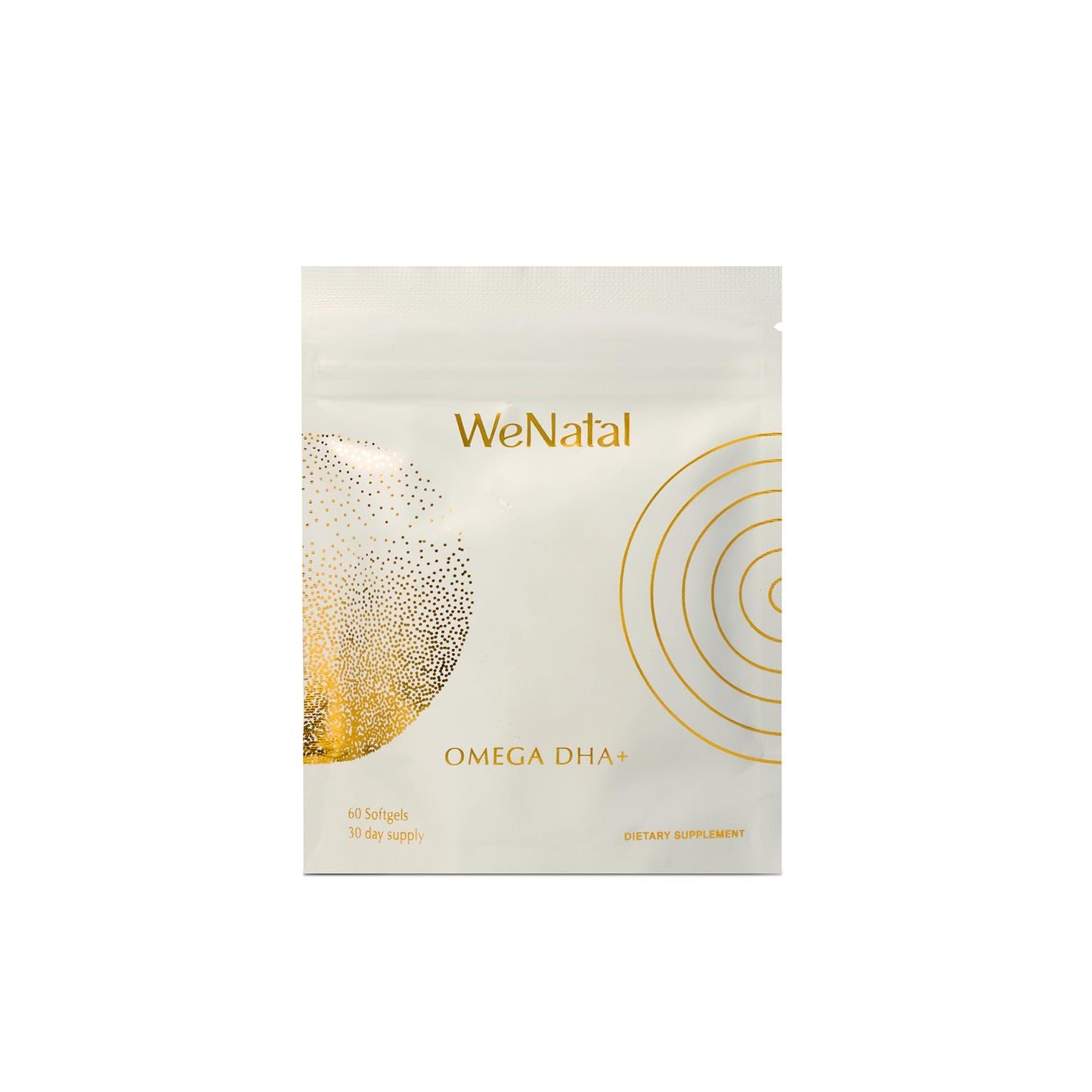 WeNatal Omega DHA+ Fish Oil Supplement Softgels with 600mg DHA, EPA, DPA, 60 Softgels
