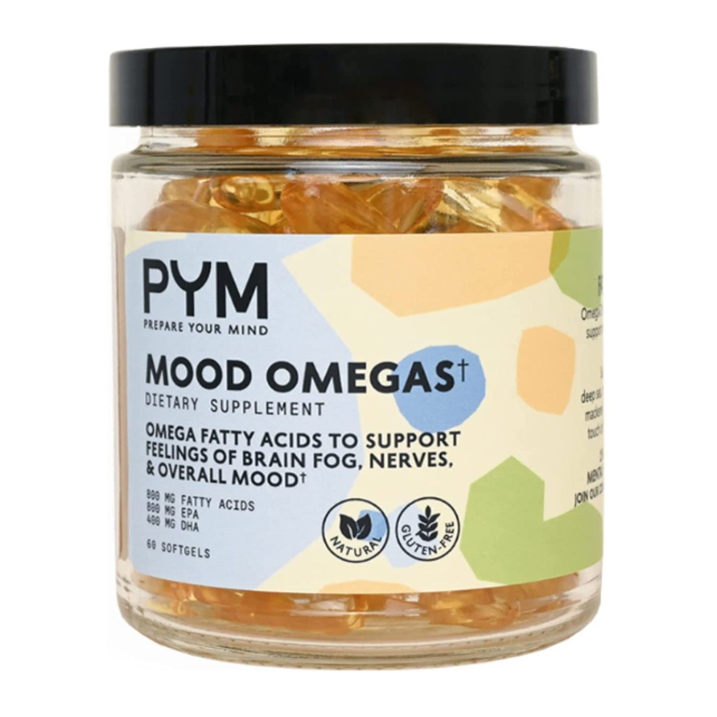 PYM Health Omega-3 Fish Oil Capsule 60 Count