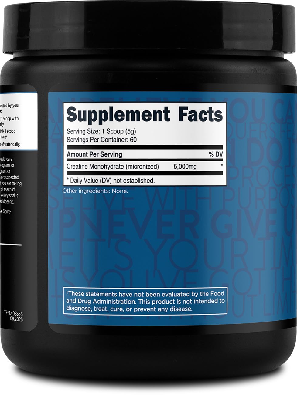 TransformHQ Creatine Monohydrate Powder (Unflavored) 10.7 Ounce