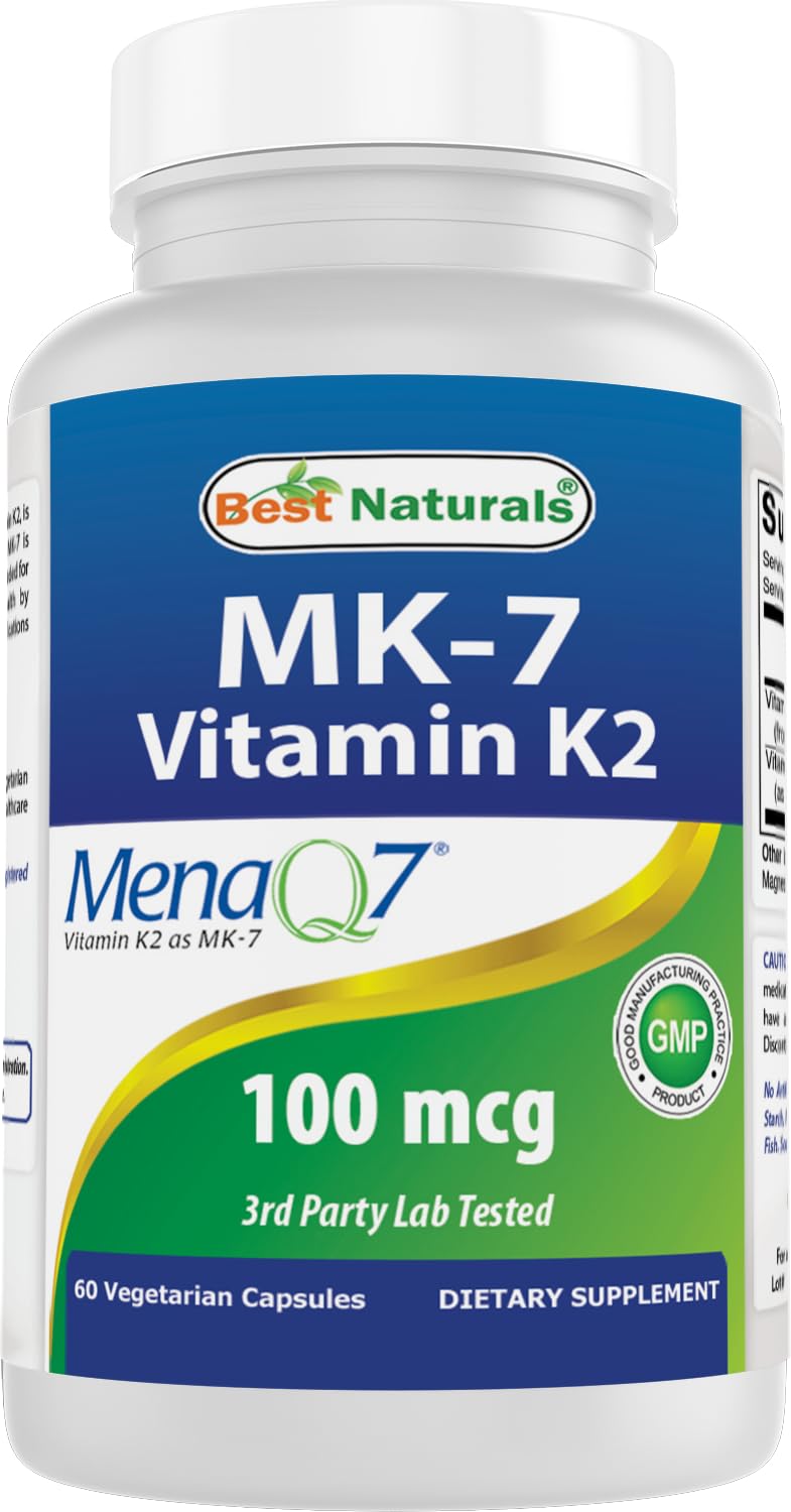Best Naturals MK-7 100 mcg Capsule, 60 Capsules