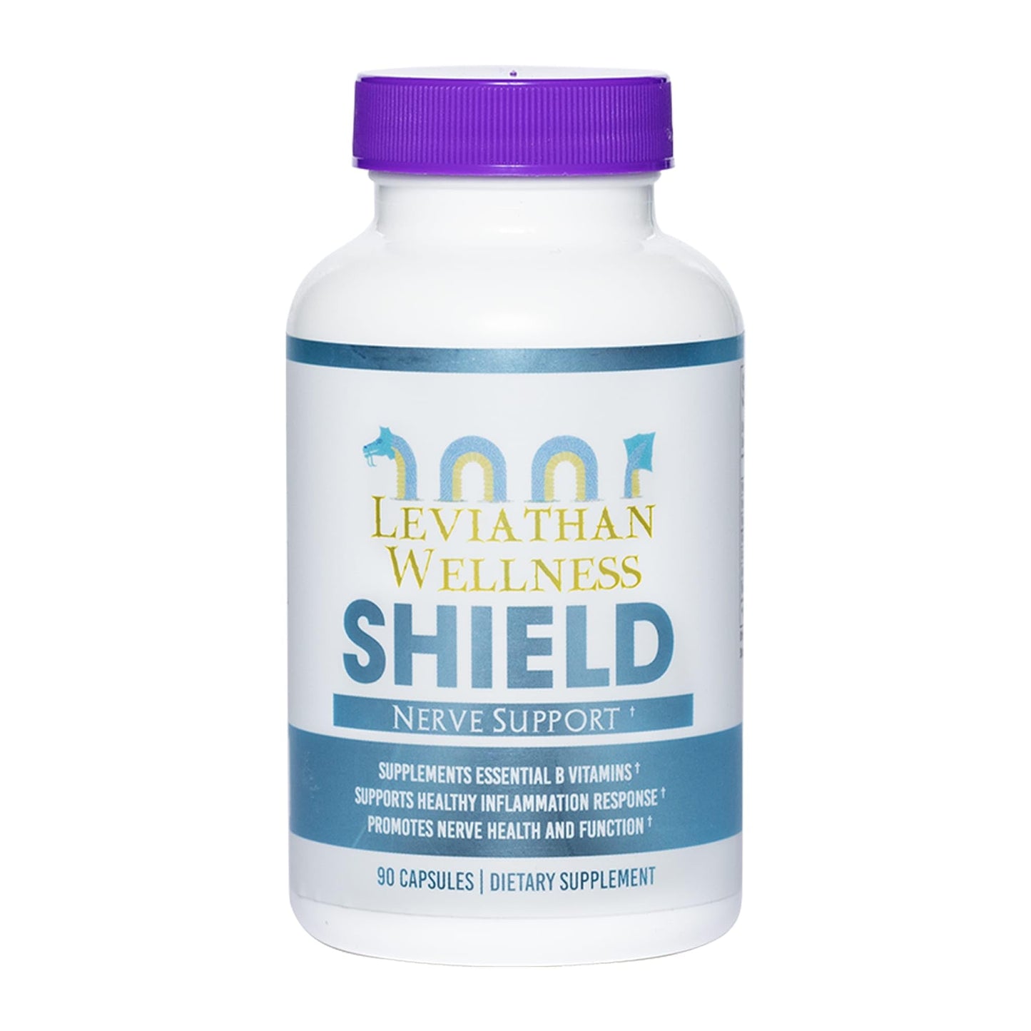Leviathan Wellness Shield Nerve Health Support Capsules 90 Count