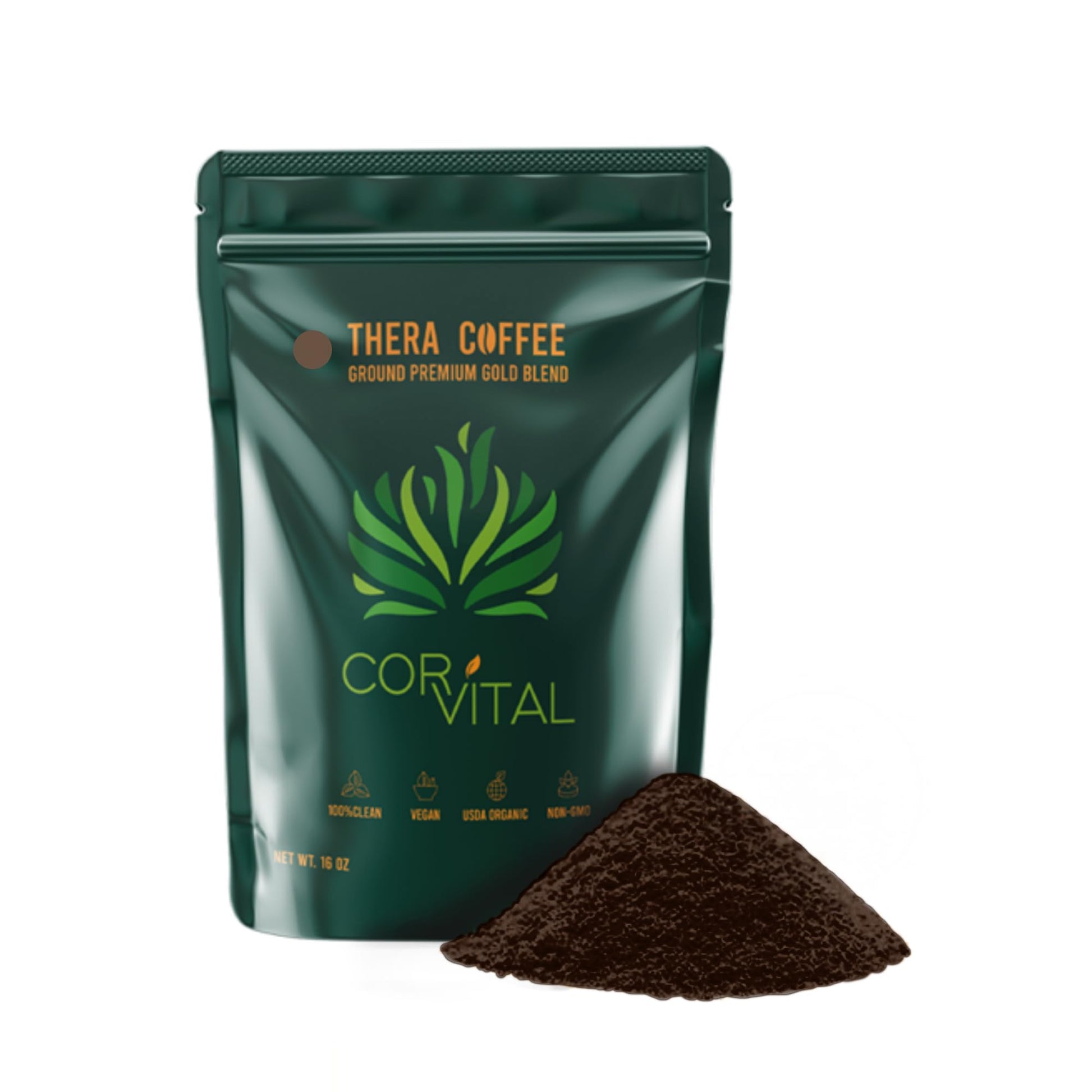 Cor-Vital Coffee Enema Organic Dark Roast Powder 16