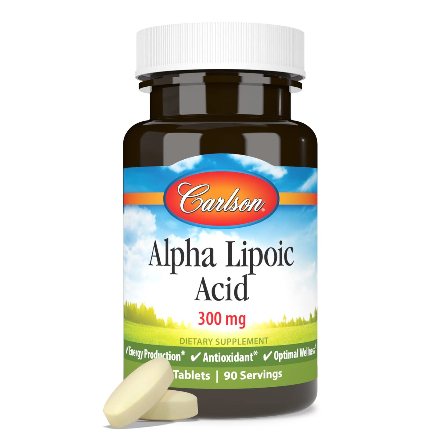 Carlson Alpha Lipoic Acid 300 mg Tablet, 90 Count