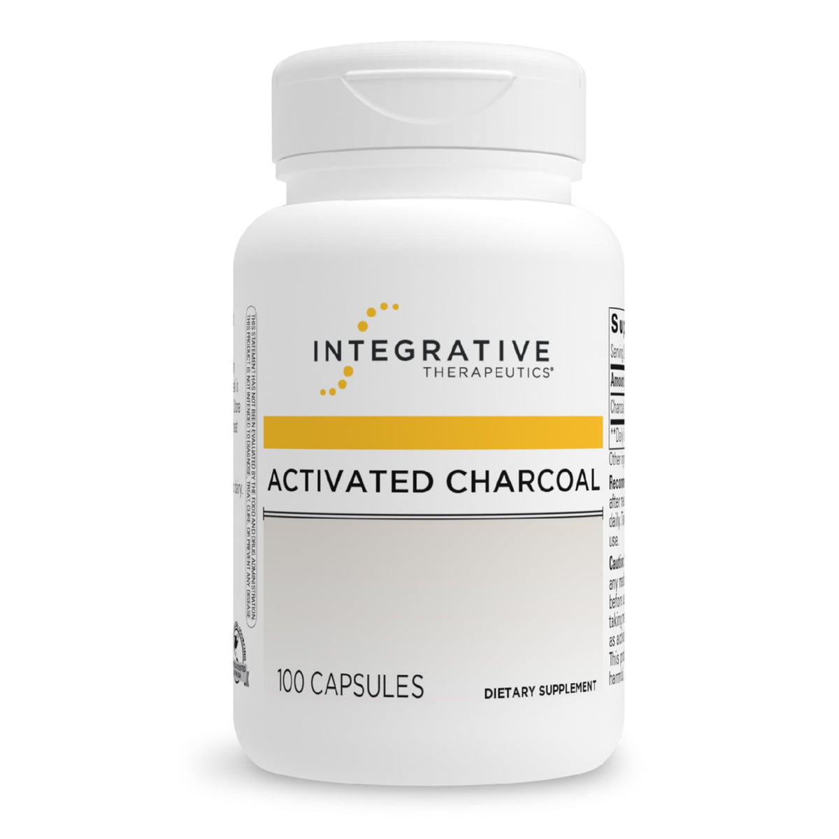 Integrative Therapeutics Activated Charcoal, 100 Capsules