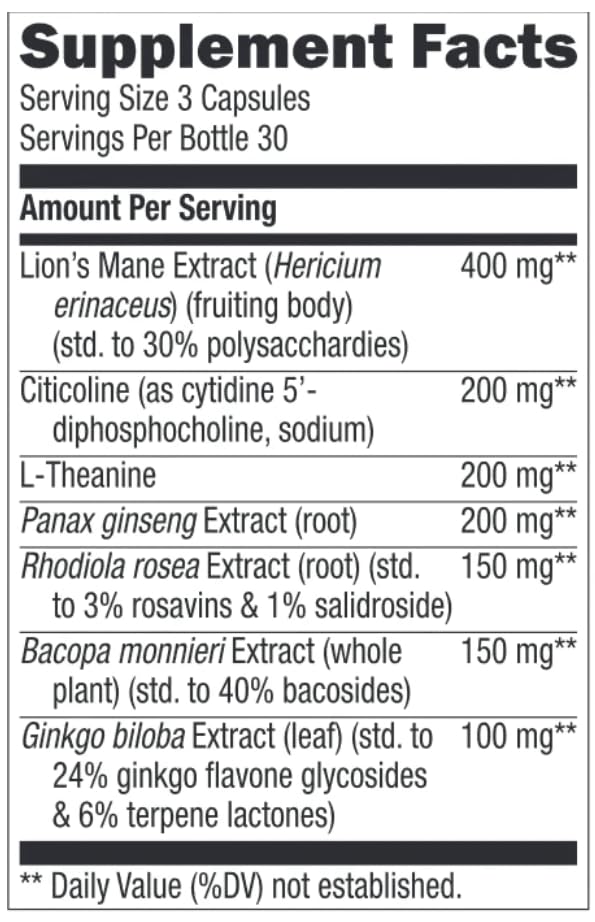 vyvamind Nooceptin Nootropic Stack 150 Capsules