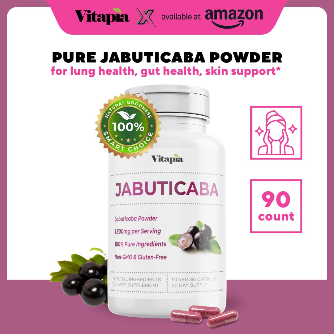 Vitapia Jabuticaba Fruit Powder Supplement Capsule 90 Count