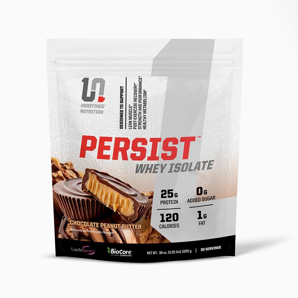 Undefined Nutrition Persist Whey Isolate Powder, 2.18 lb