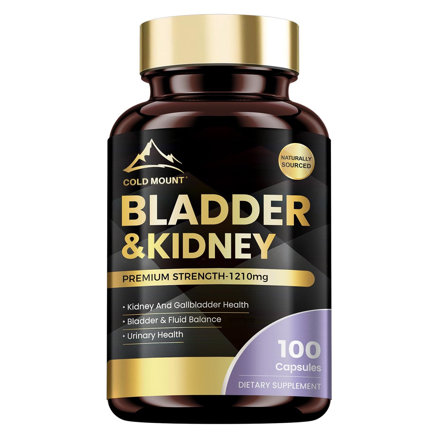 MEGNETA Kidney Bladder Premium Blend Traditional Supplement Capsules, 100 Count