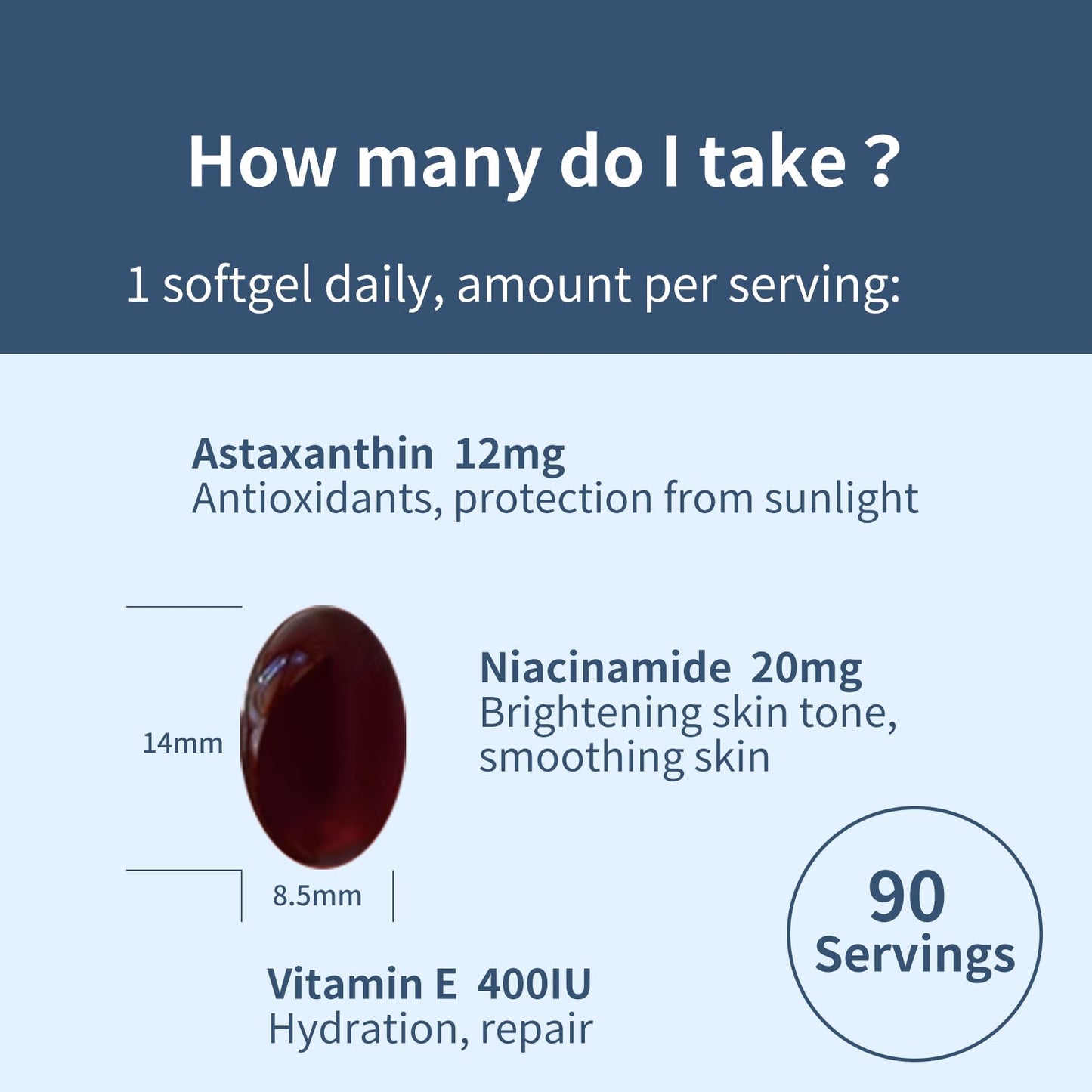 YOUTHVITA Astaxanthin 12mg Softgels, 90 Count