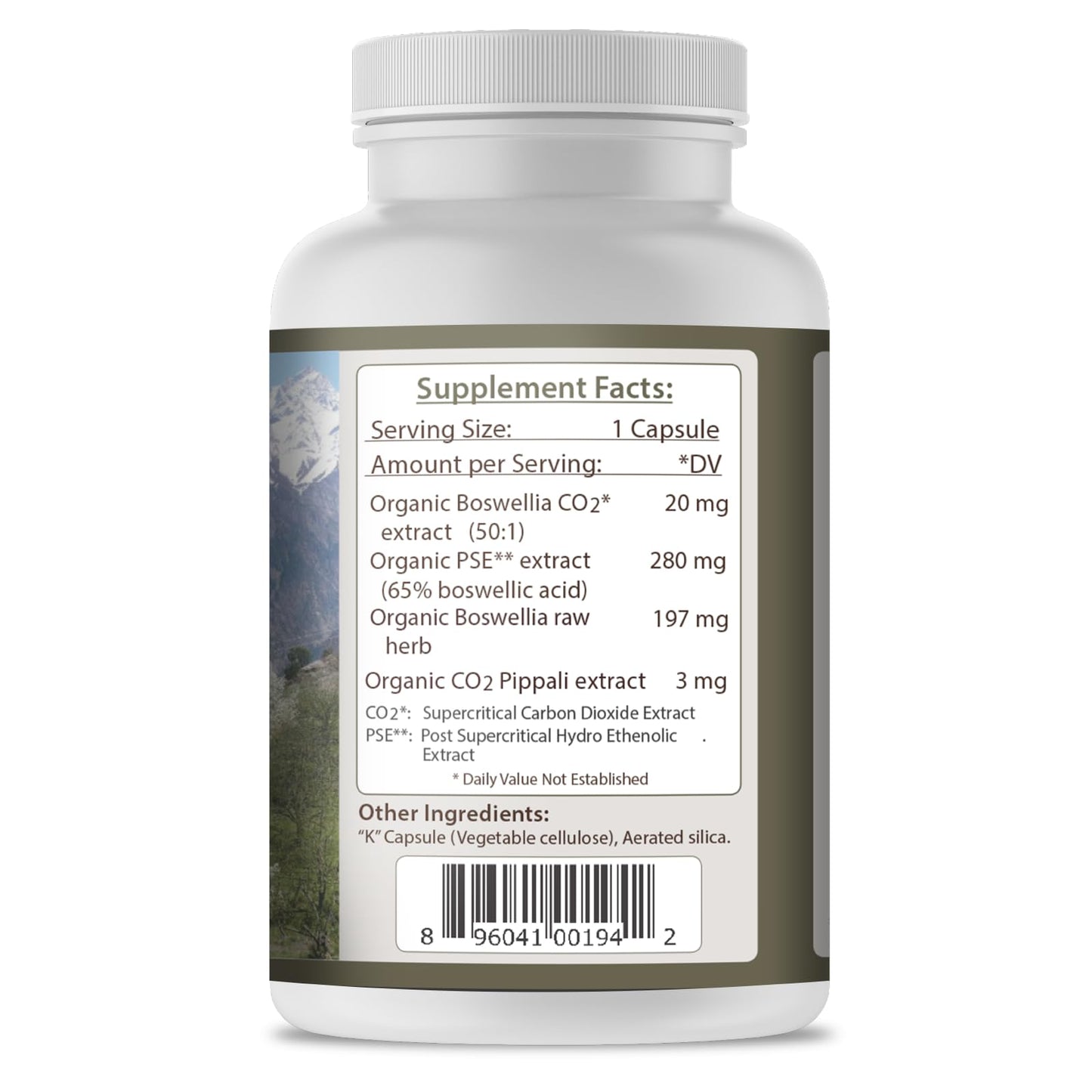Tattva's Herbs Boswellia Serrata CO2 Holistic Extract Capsules 240