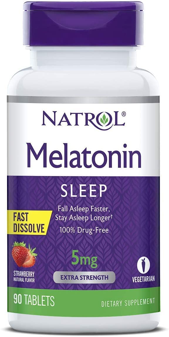 Natrol Melatonin Fast Dissolve 5 mg 90 Tablets
