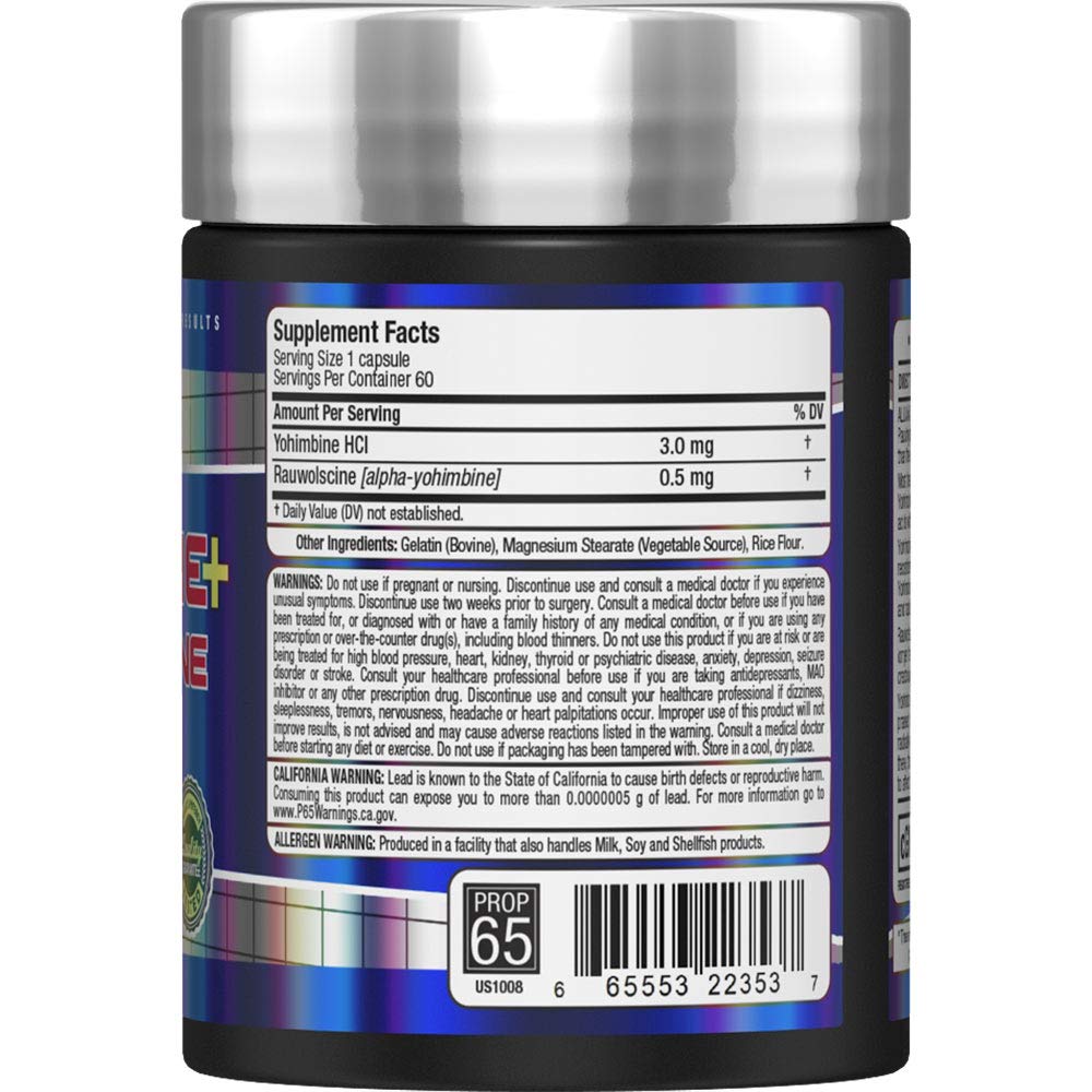 ALLMAX Yohimbine + Rauwolscine Capsules, 60 Capsules