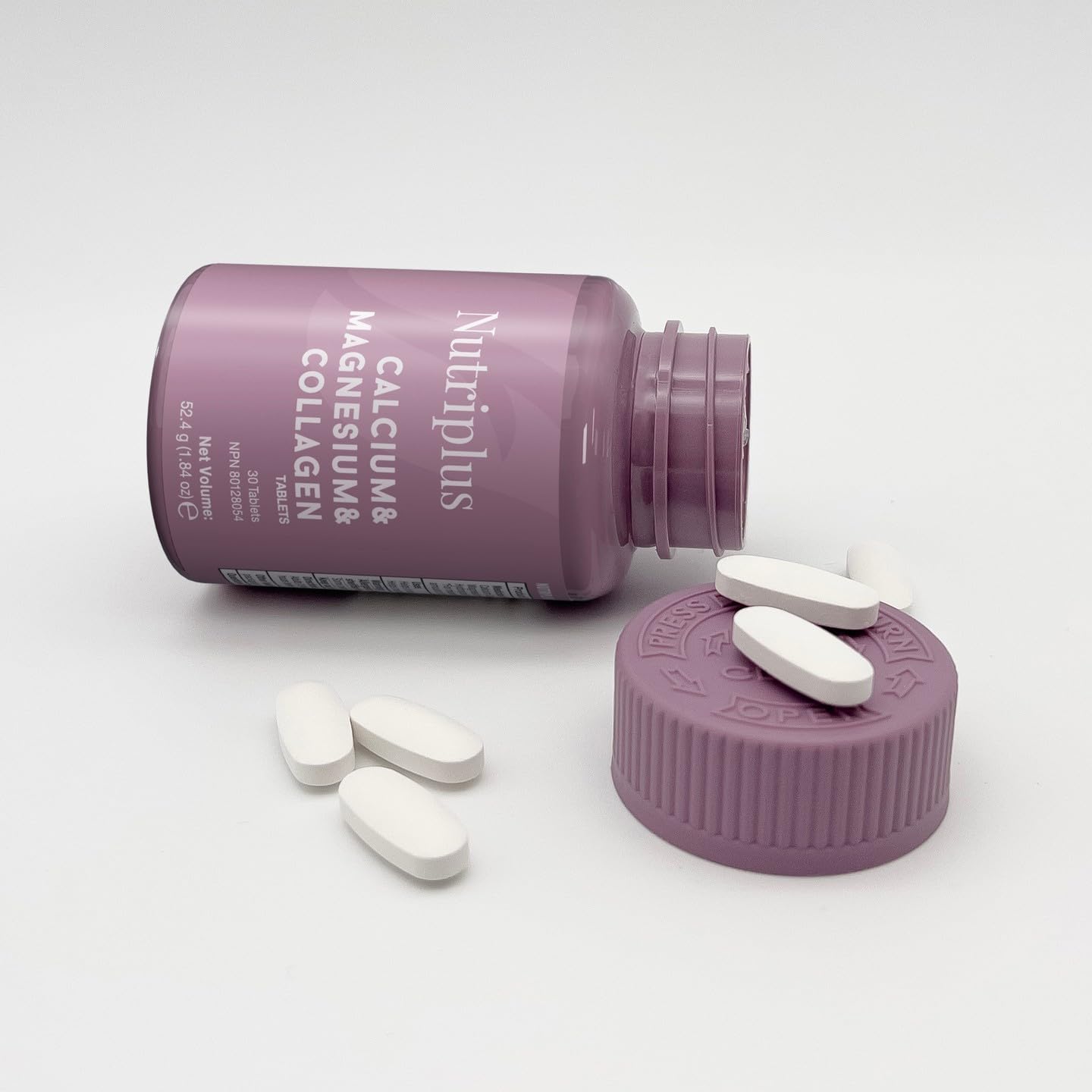 FARMASi Nutriplus Calcium & Magnesium & Collagen – Type II Collagen Capsules 30