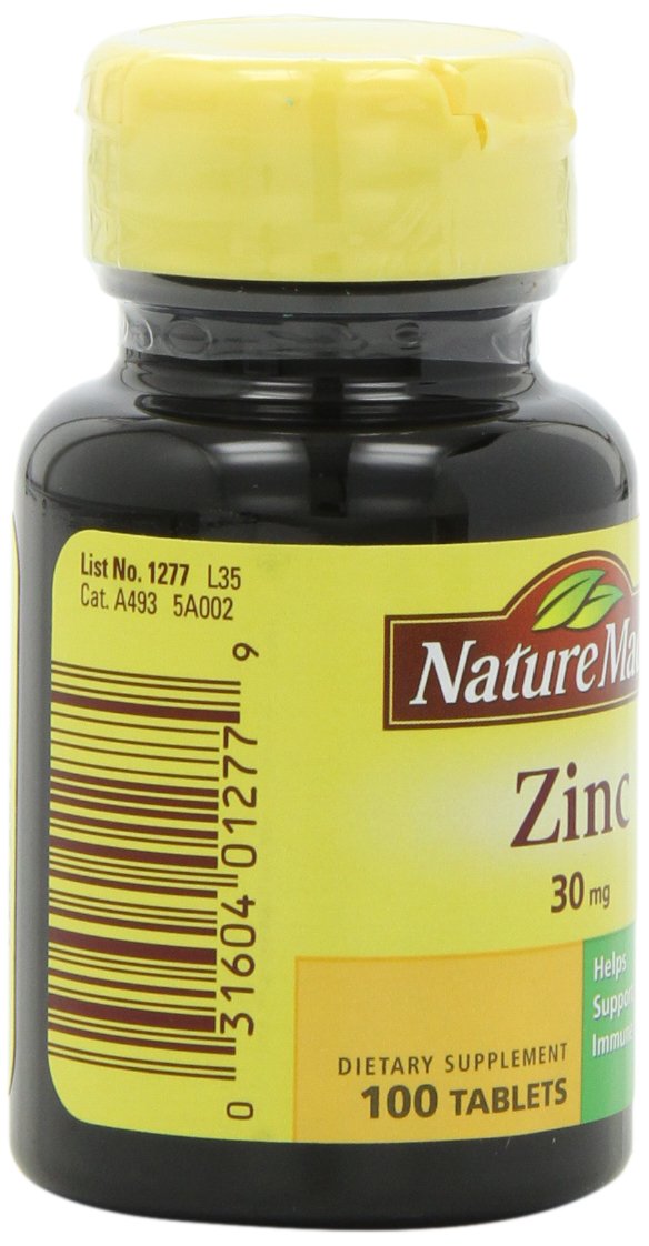 Nature Made Zinc 30mg Tablets 600