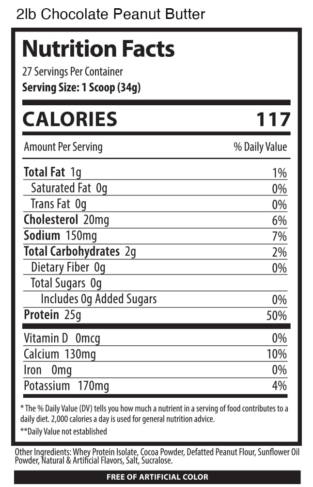 Alpha Supps ISO Low Carb 100% Whey Protein Isolate Powder, 32 Servings