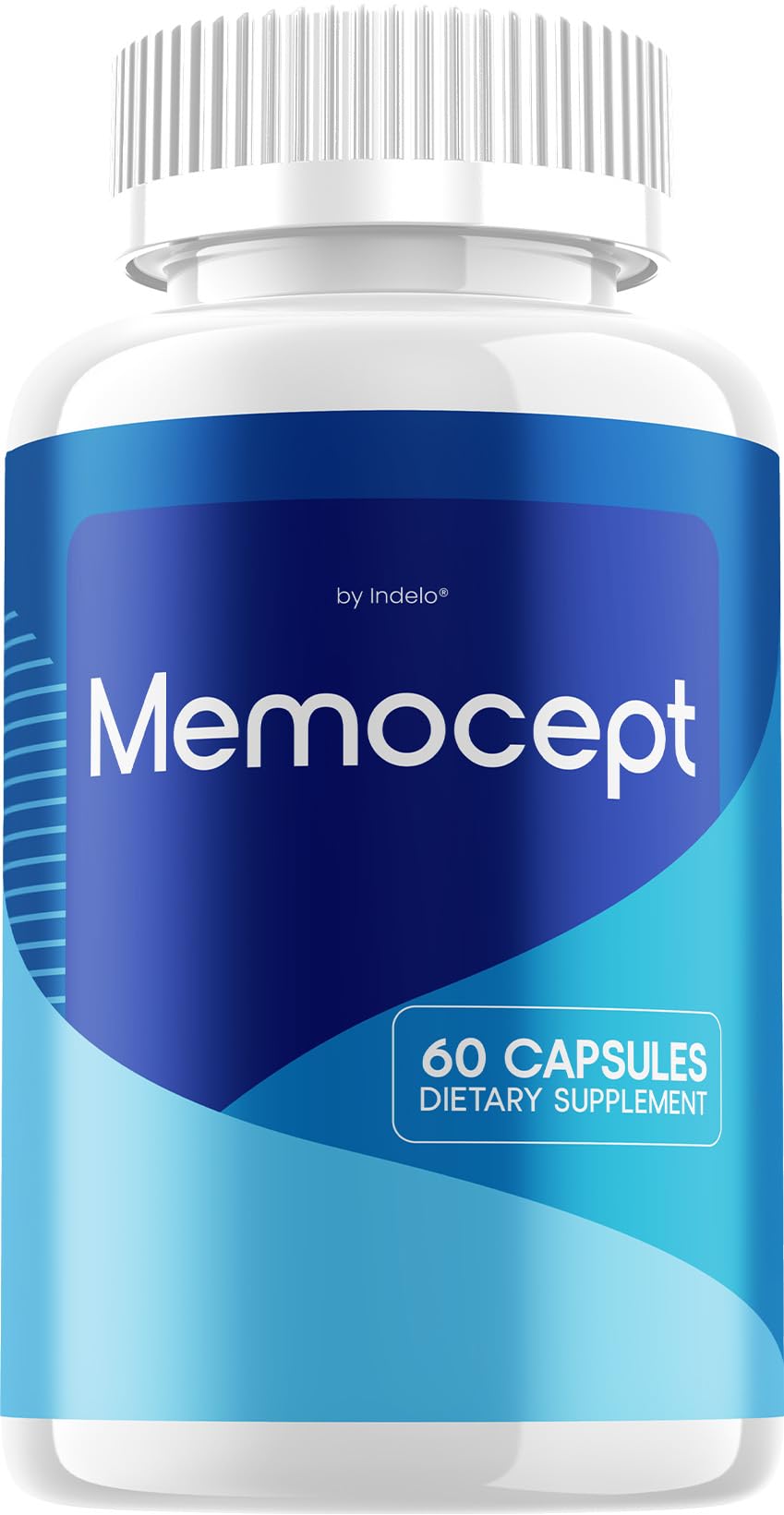 Indelo Memocept – Advanced Supplement Formula for Brain Memory Health Support Capsules, 60 Capsules