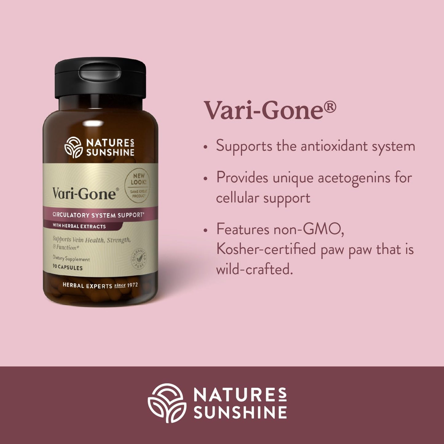 Nature's Sunshine Vari-Gone Capsules, 90 Count
