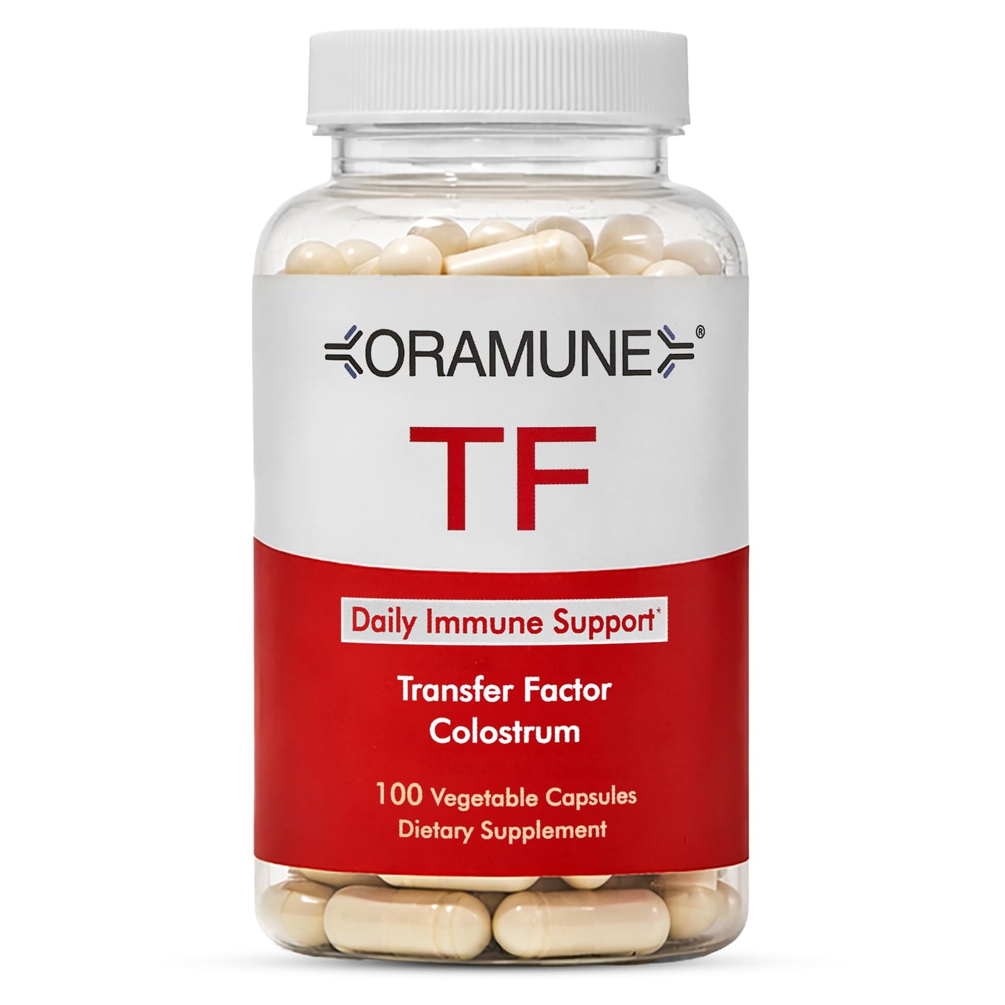 Oramune Transfer Factor Multi Immune Support Supplement with Bovine Colostrum Blend, 4 Capsules