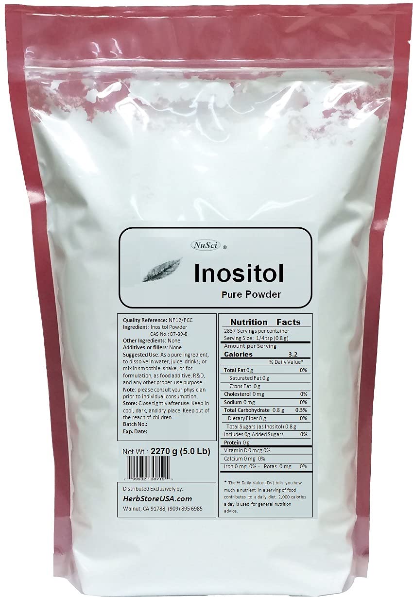 NuSci Inositol Bulk Pure Powder, 35.27 oz
