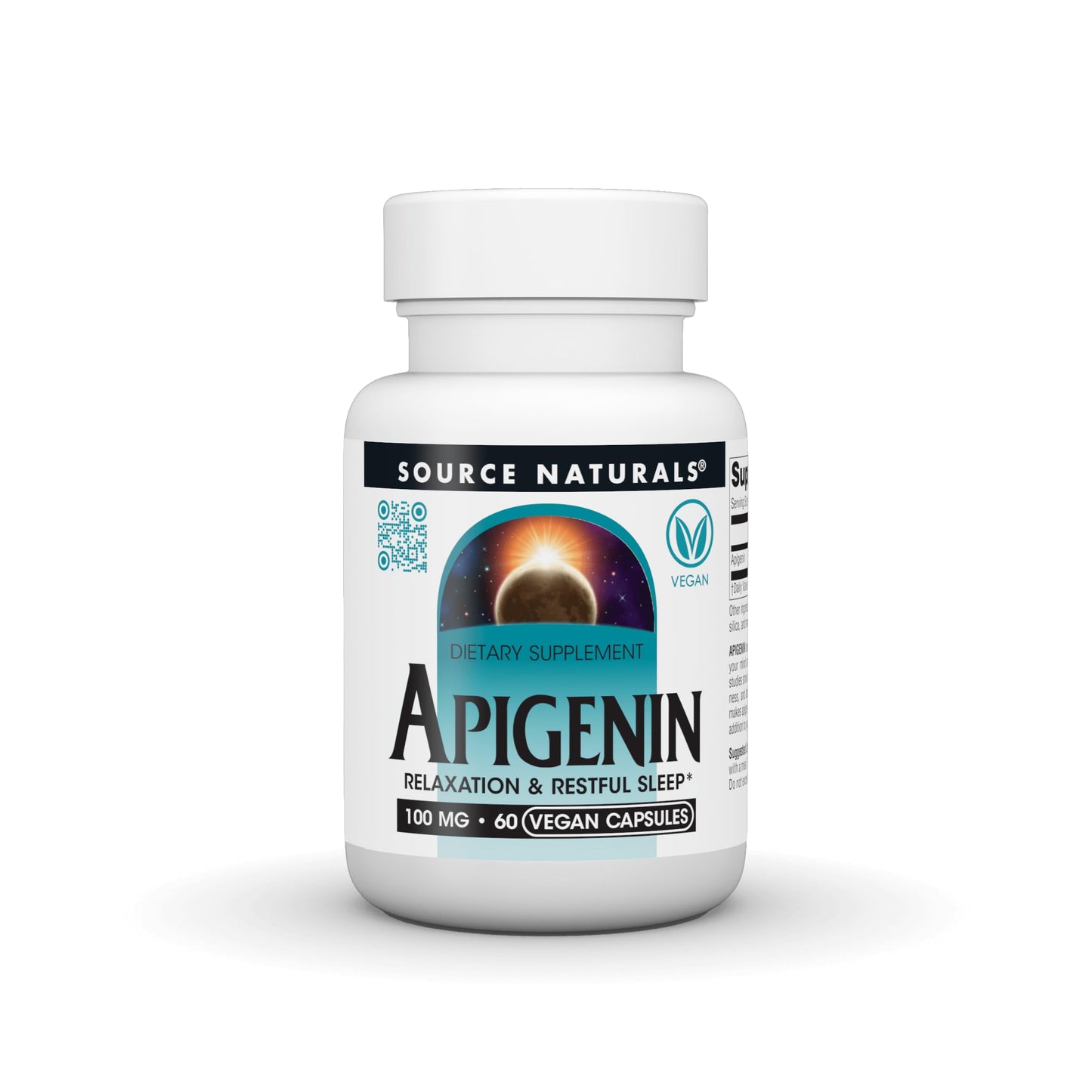 Source Naturals Apigenin 100 mg Capsule, 60 Count