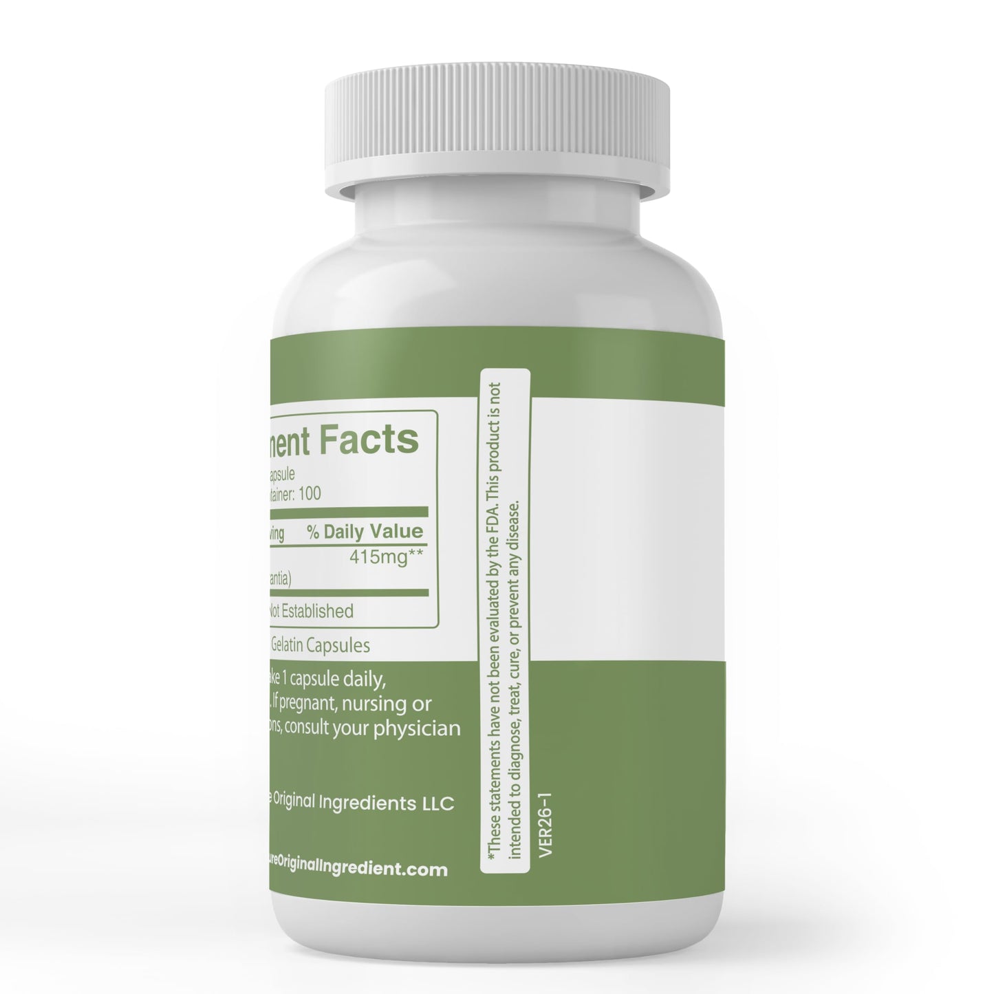 Pure Original Ingredients Bitter Melon Capsule 100