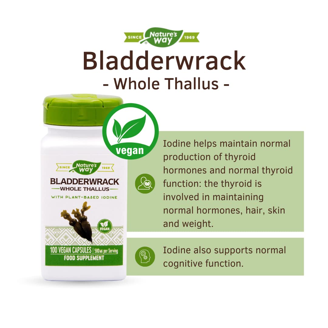 Nature's Way Bladderwrack Capsules 100 Count