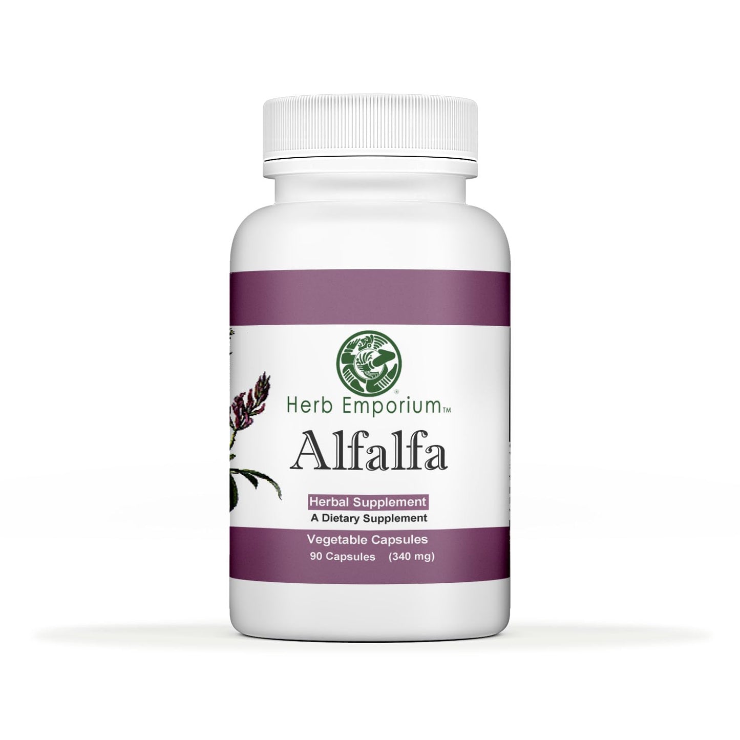 Herbs of Mexico Alfalfa Capsules 90 Count
