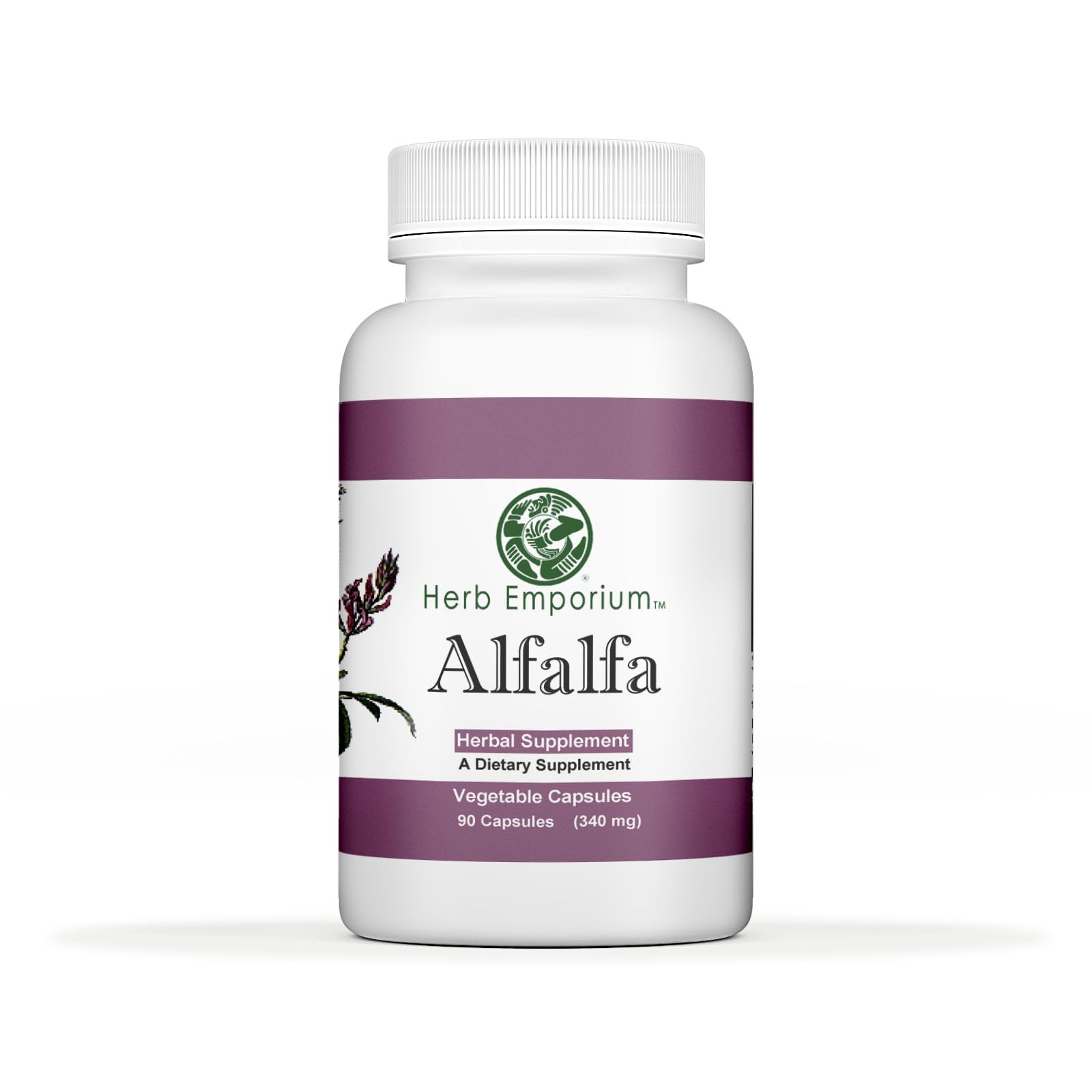 Herbs of Mexico Alfalfa Capsules 90 Count