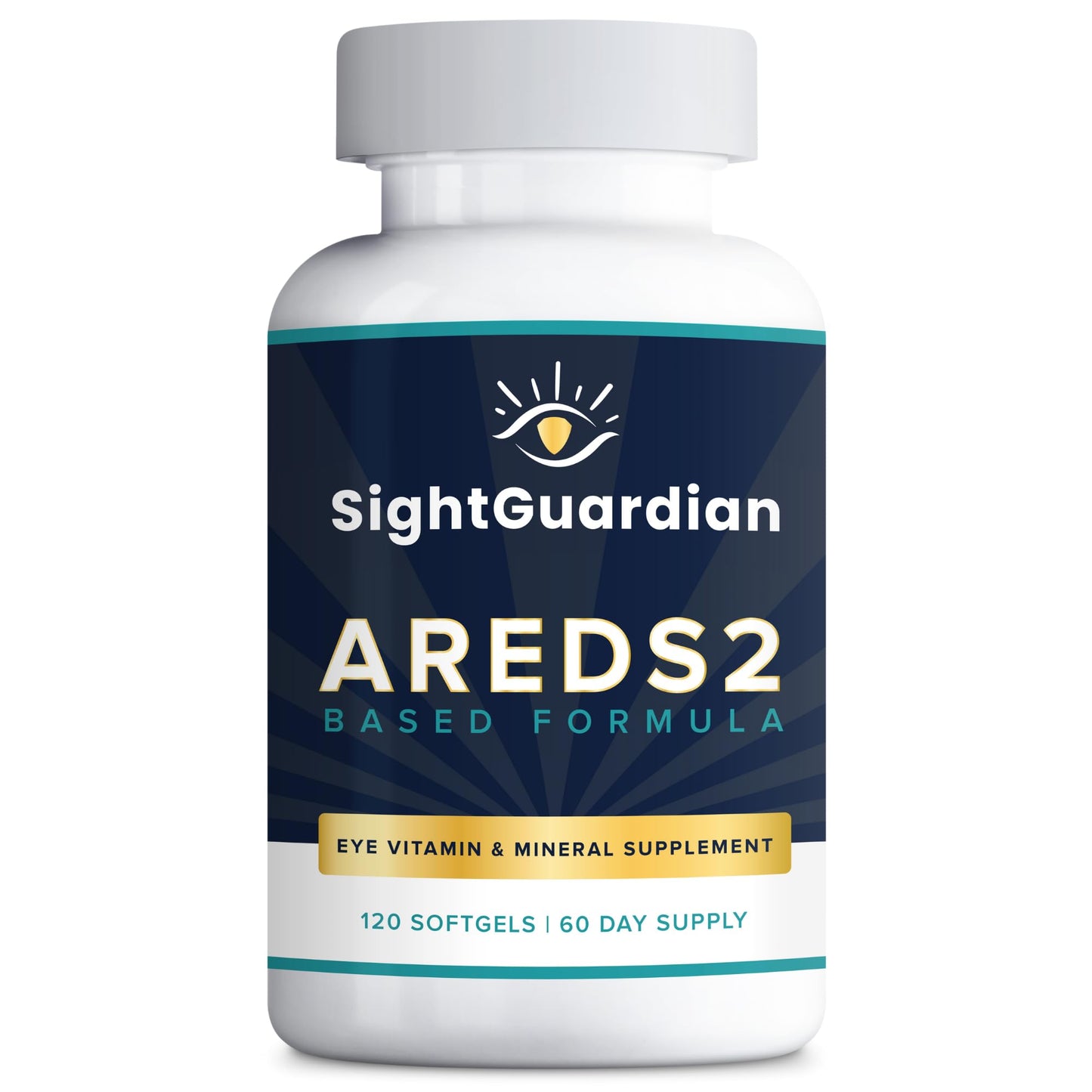 Sight Guardian AREDS2 Based Eye Vitamins Capsules, 120 Count