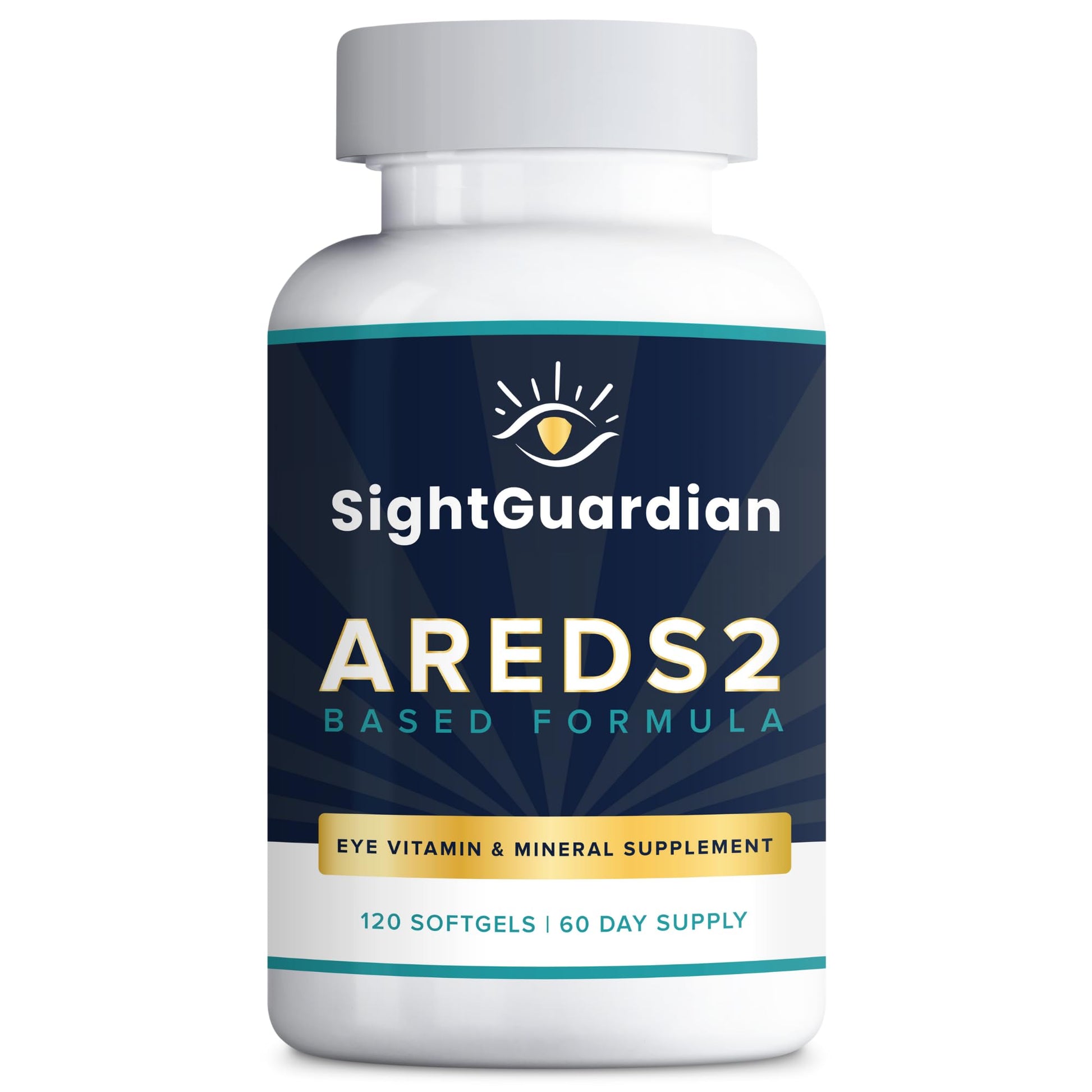 Sight Guardian AREDS2 Based Eye Vitamins Capsules, 120 Count