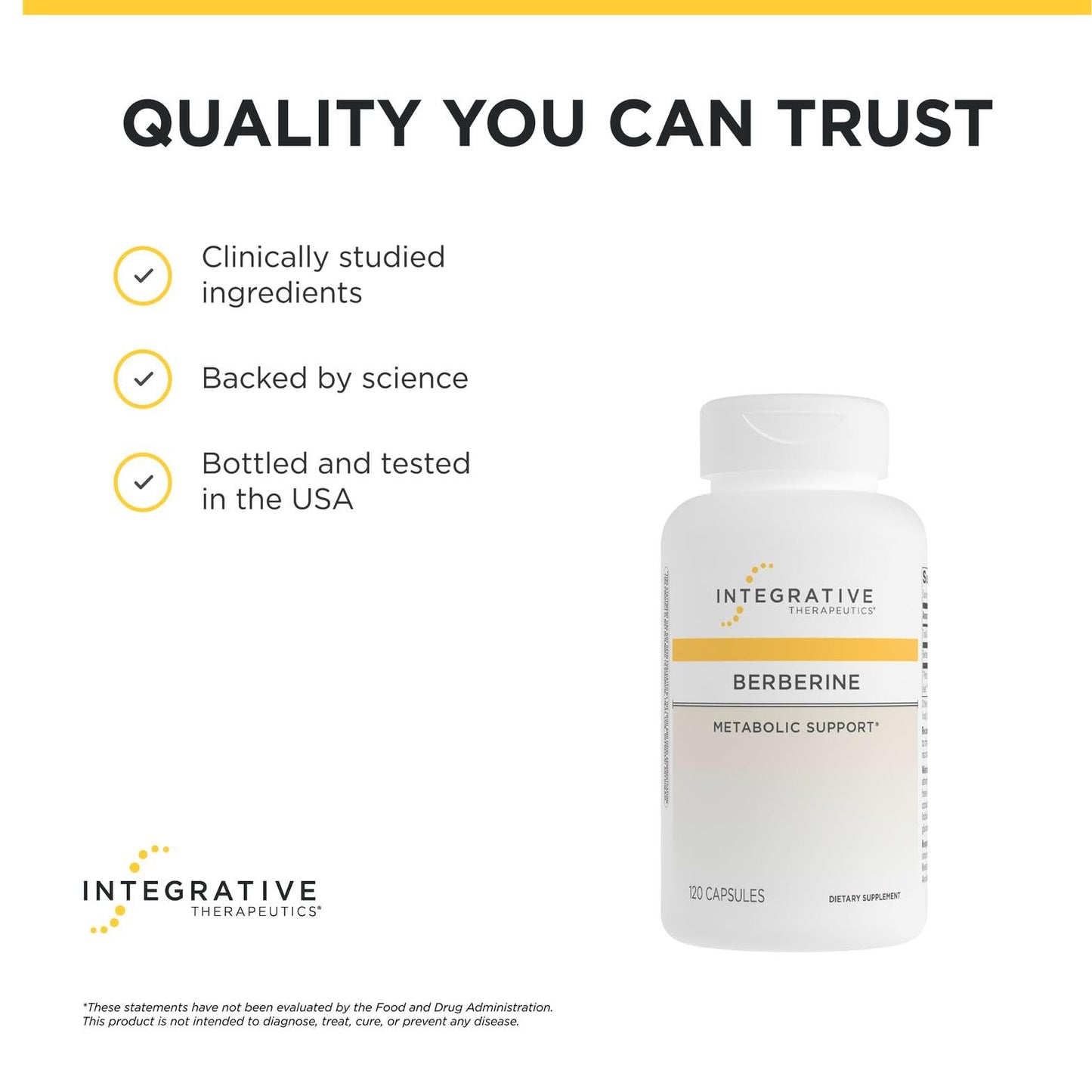 Integrative Therapeutics Berberine Capsule 120 Capsules