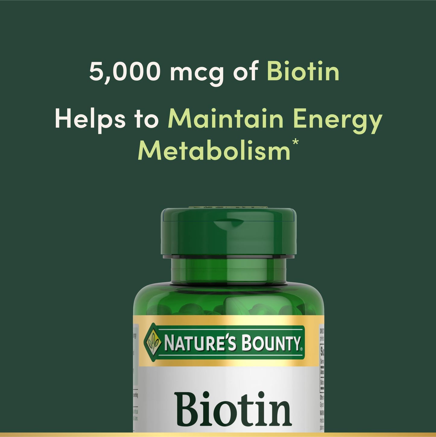 Nature's Bounty Biotin Softgels 150 Count