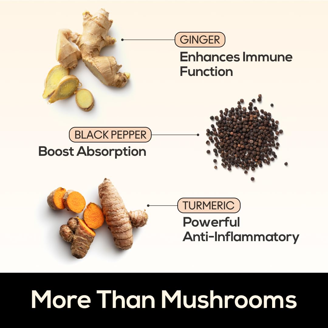 TrueMushroom Immune Support Mushroom Gummies, 60 Count