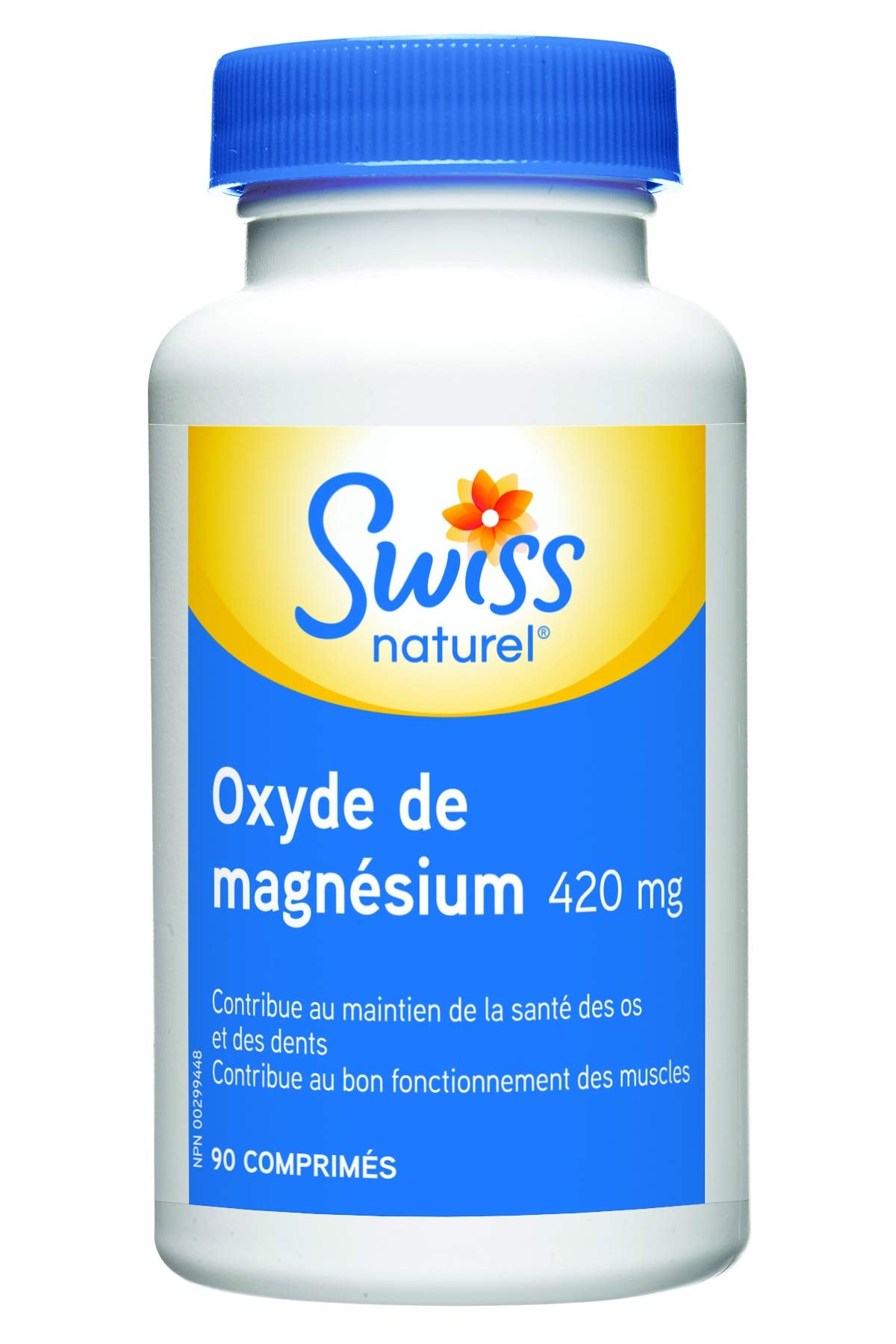Swiss Natural Magnesium Oxide 420mg Tablets 90 Tablets
