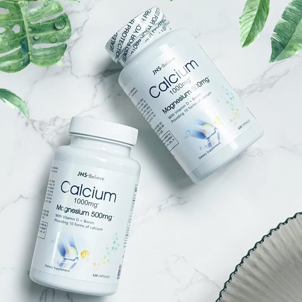 JNS-Believe Calcium Magnesium Supplement with Vitamin D Capsule 120 Count