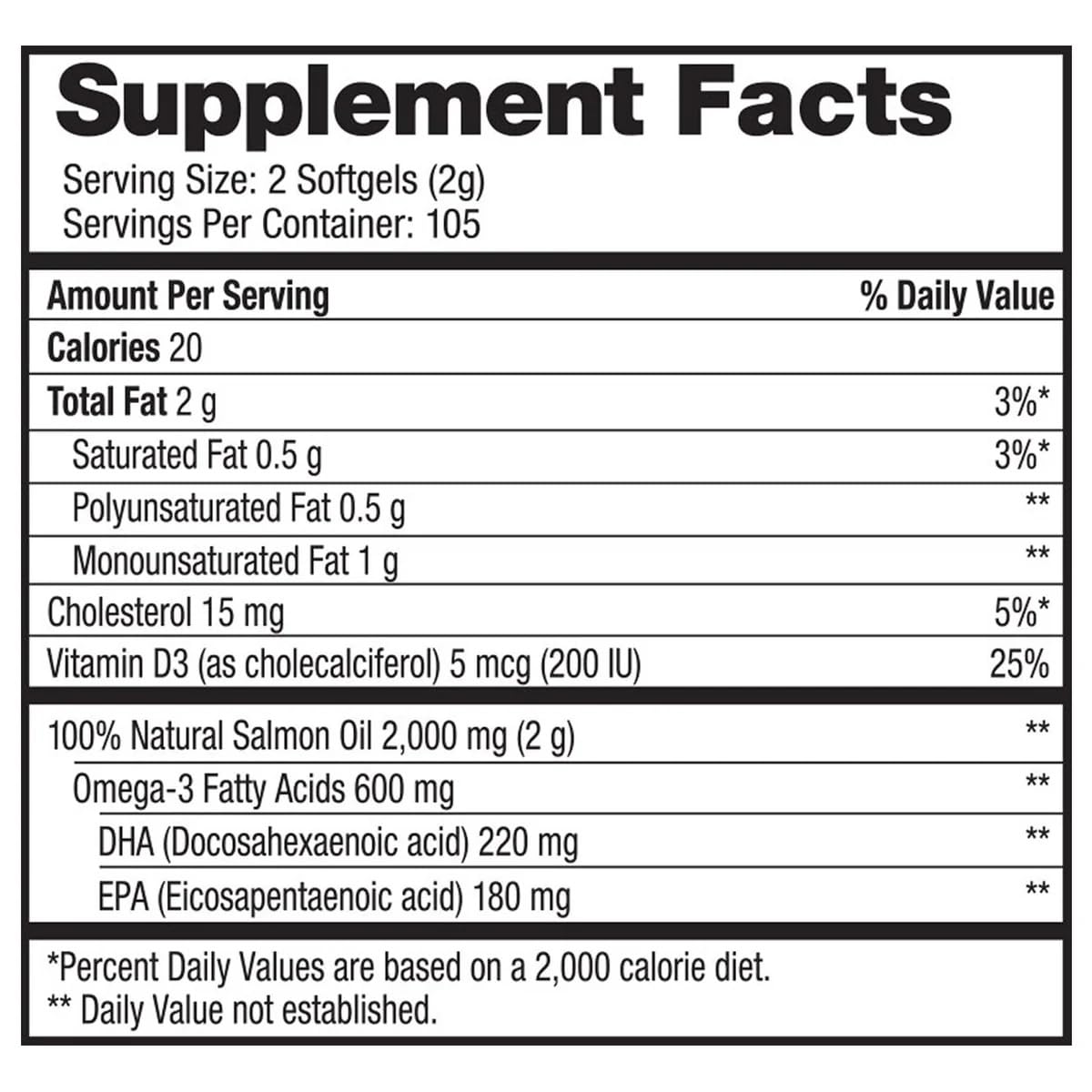 Generic Pure Alaskan Omega Wild Salmon Oil 1000 mg., Wild Caught, Certified Sustainable 210 Softgels
