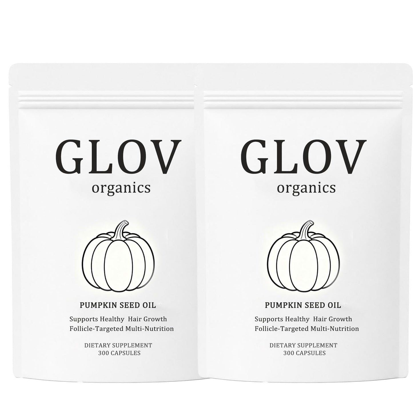 Glov Organics Pumpkin Seed Oil Hair Loss Complex Capsule, 1 Count