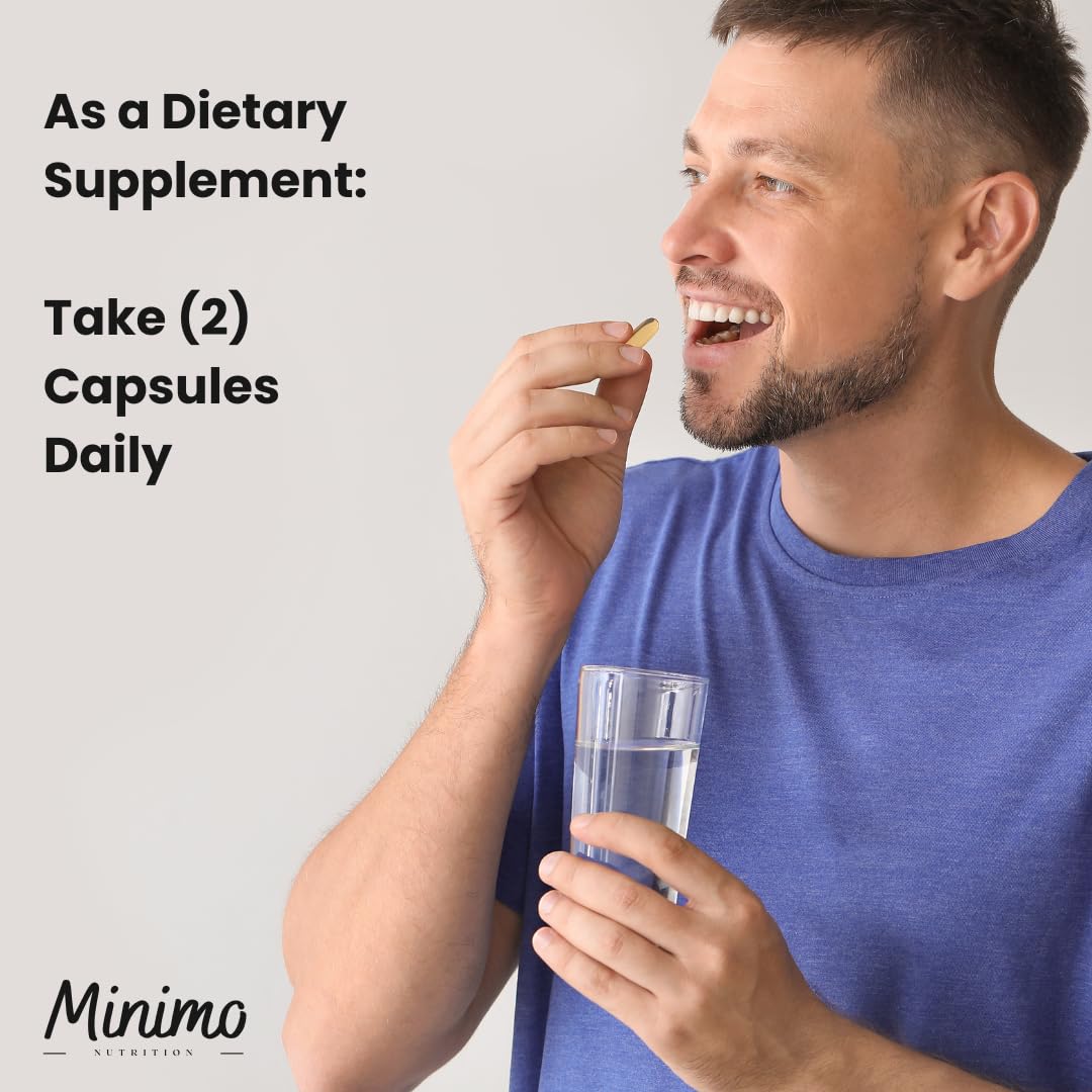 Minimo Nutrition Probiotic 40 Billion with Prebiotics Capsule, 60 Count