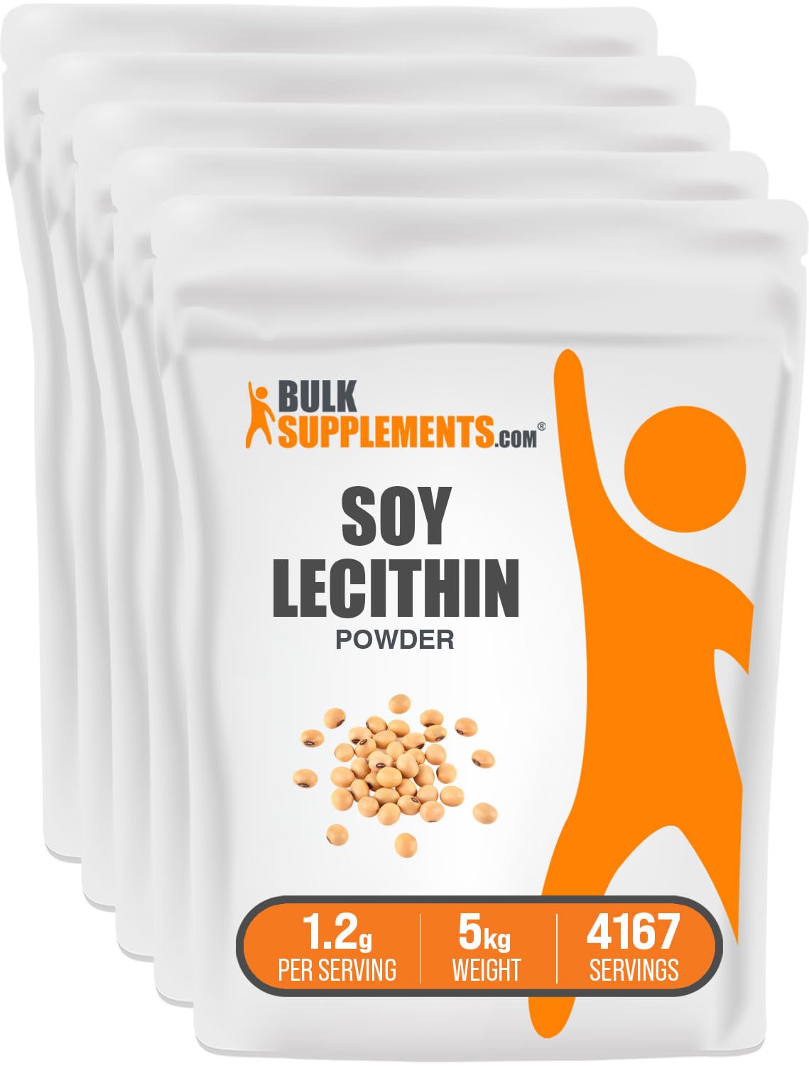 BulkSupplements Soy Lecithin Powder 176.19
