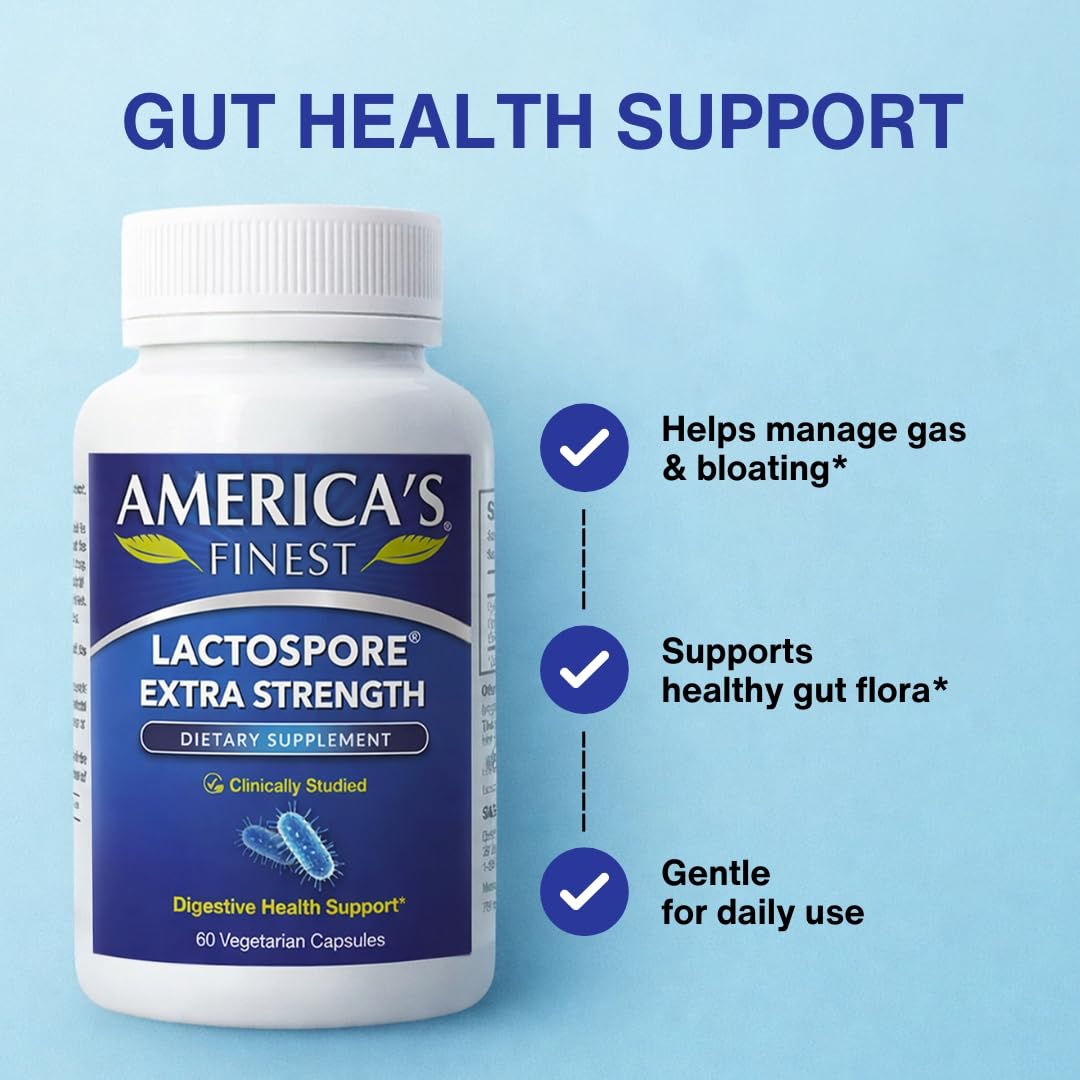 AFI America's Finest Inc LactoSpore ES Spore Probiotic 60 Capsules