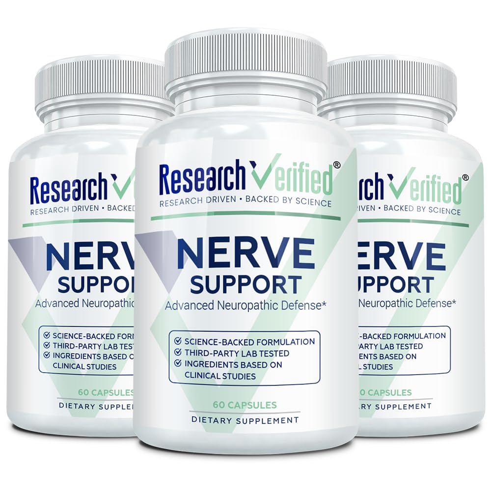 Research Verified Nerve Supplement Capsule, 180 Capsules