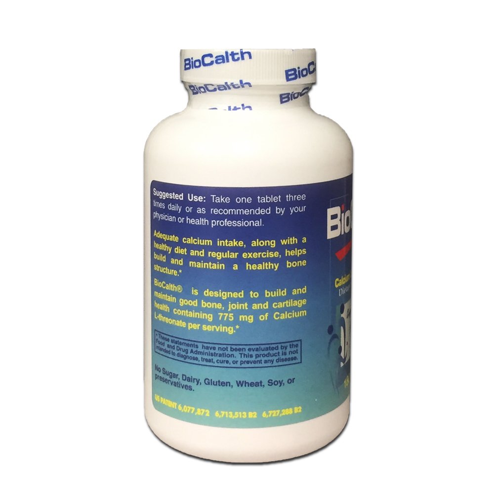 GANGAN BioCalth Chewable Calcium L-threonate Tablets 540 Count