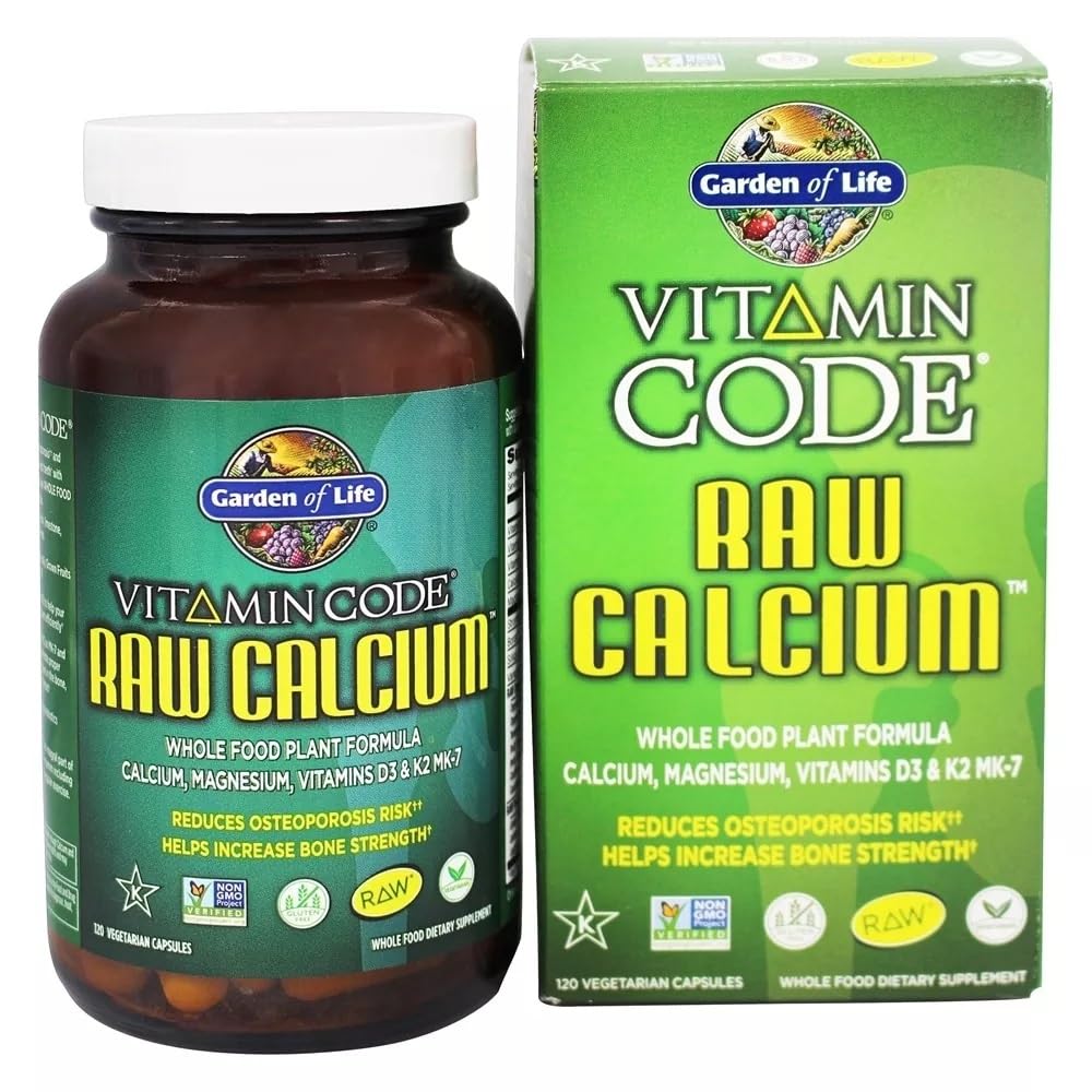 Garden of Life Vitamin Code RAW Calcium Capsules, 240 Capsules
