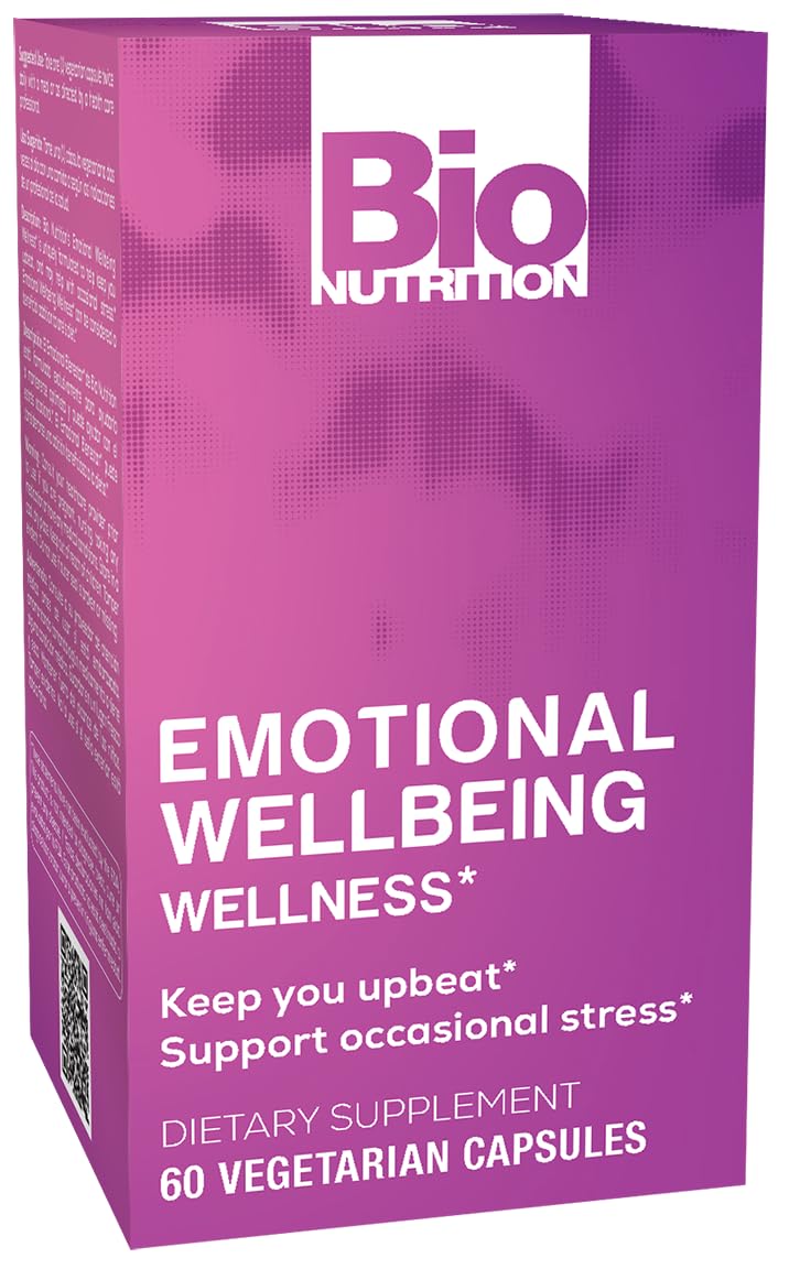 Bio Nutrition Emotional Wellbeing Capsule 60 Vegetarian Capsules