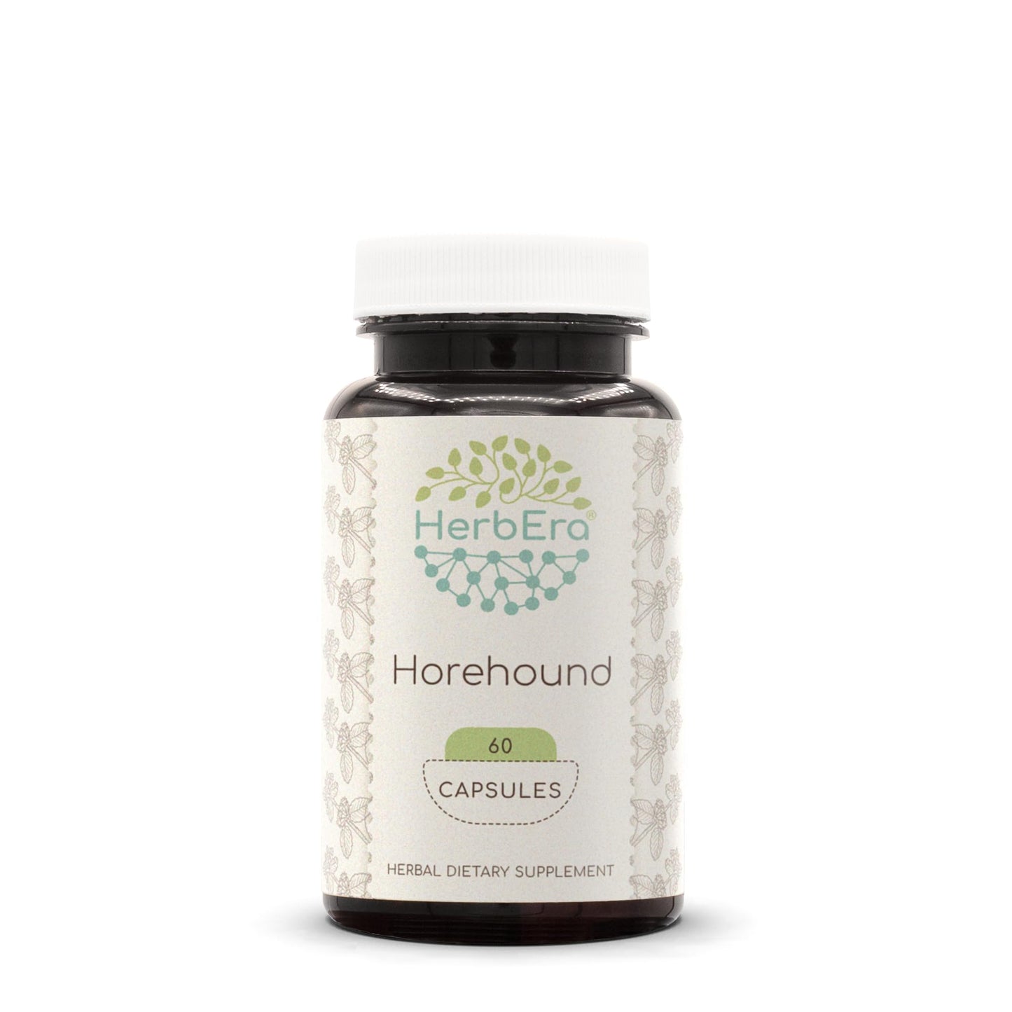 HerbEra Horehound 400 mg Capsules, 60 Count