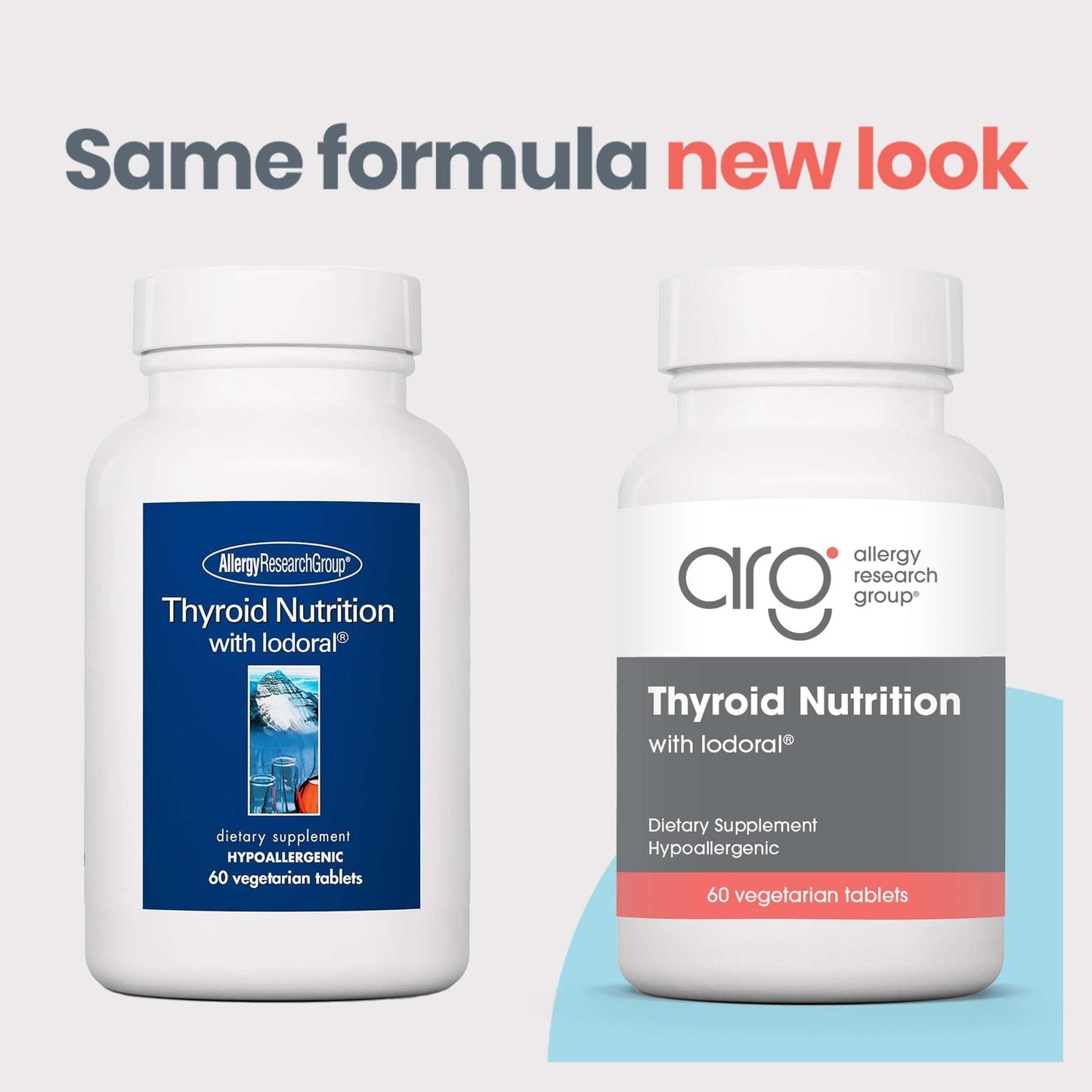 Allergy Research Group Thyroid Nutrition with Iodoral Tablets, 60