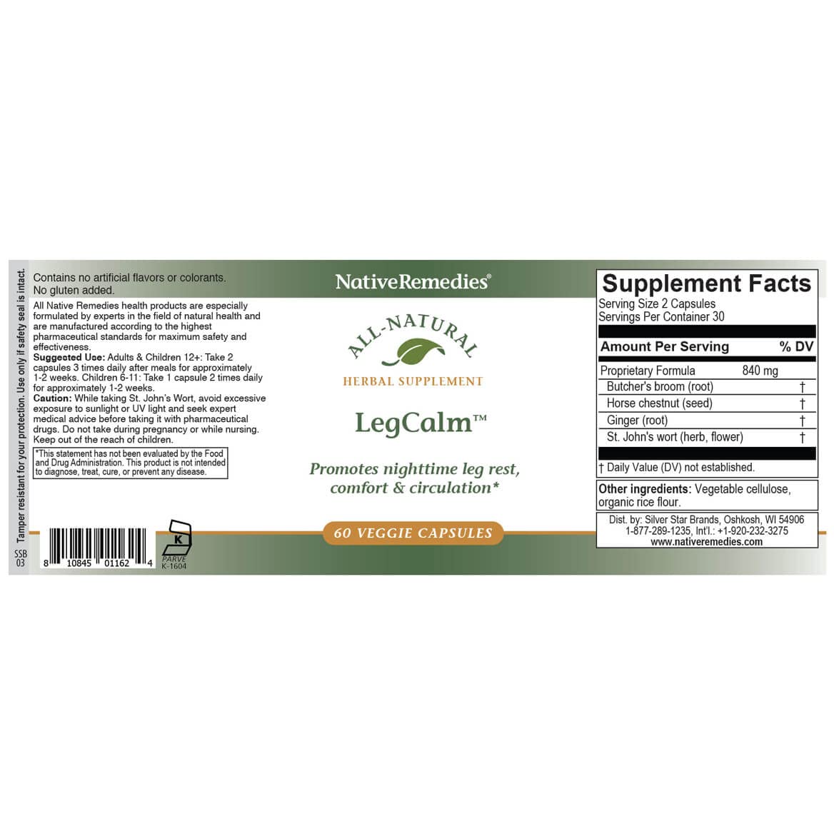 Native Remedies LegCalm Capsule 2 Pack