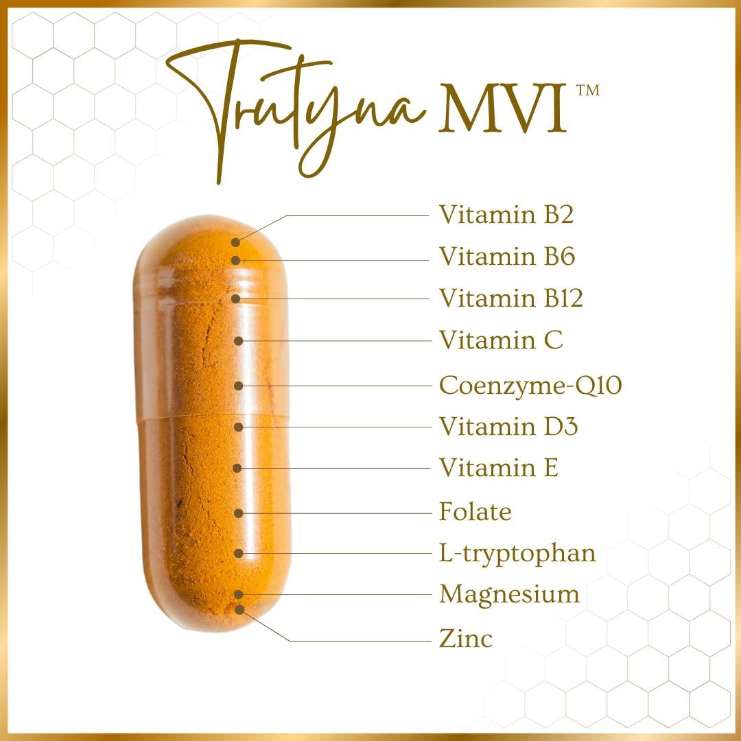 Trutyna MVI - Migraine Relief, Vestibular Support, Brain Health - Naturally Putting Things Together 120 Capsules