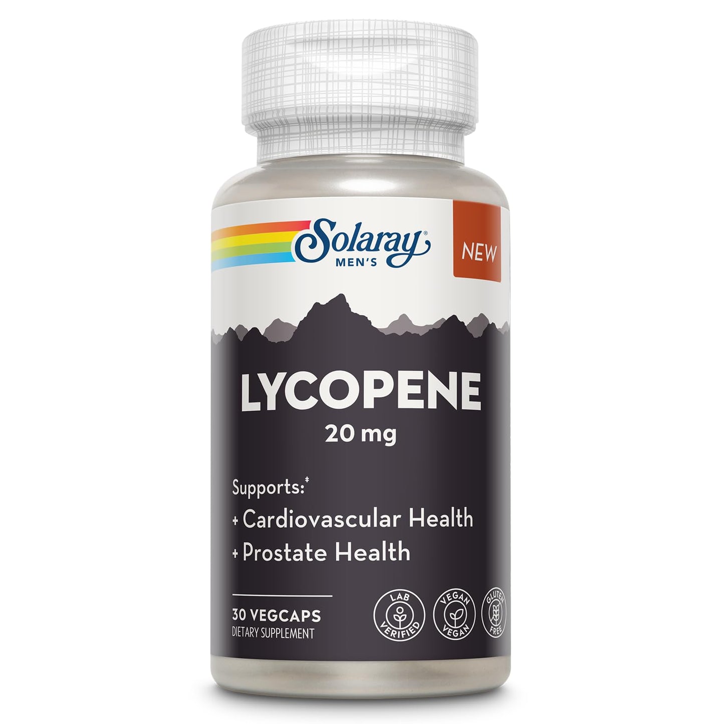 SOLARAY Lycopene 20mg Capsule, 30 Count