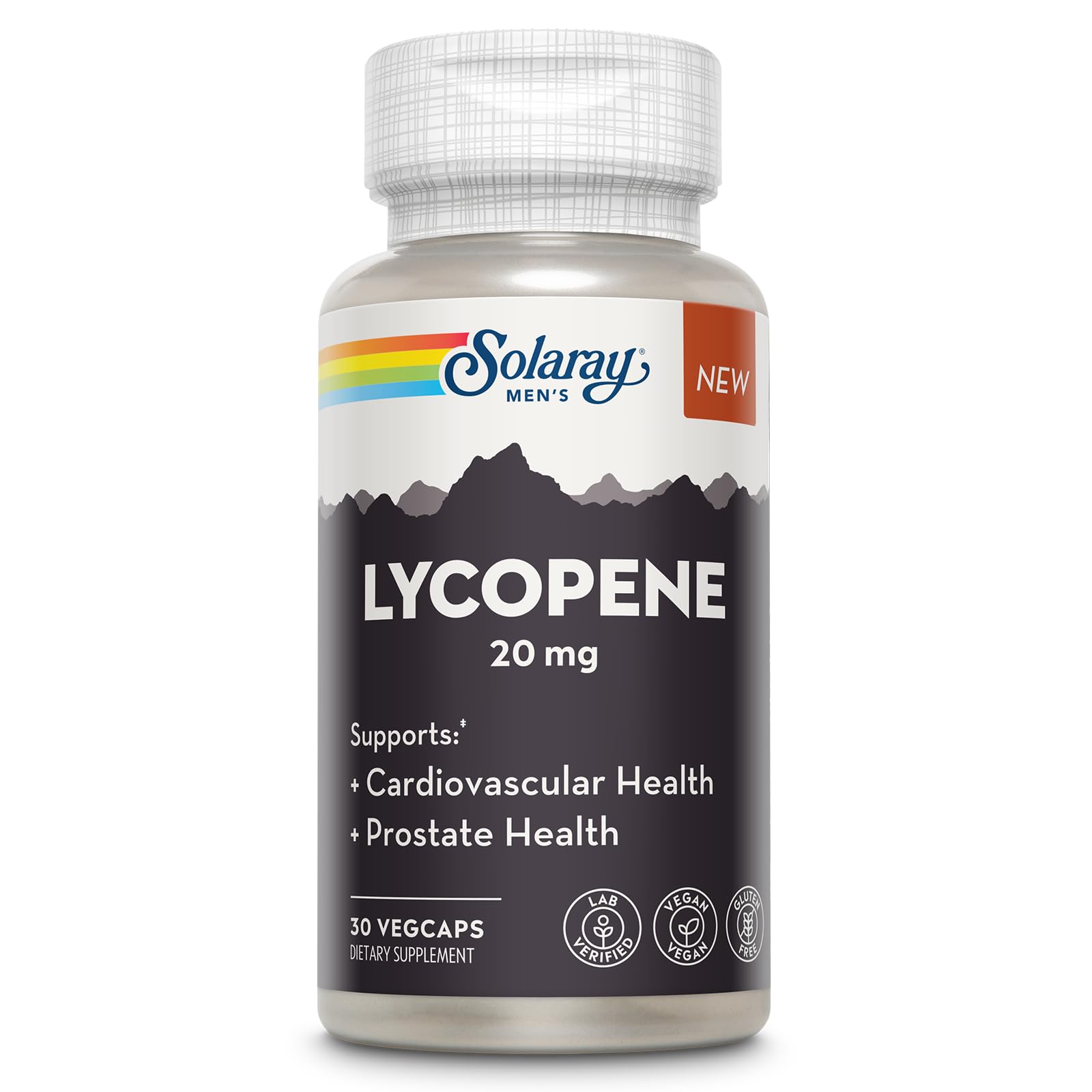 SOLARAY Lycopene 20mg Capsule, 30 Count